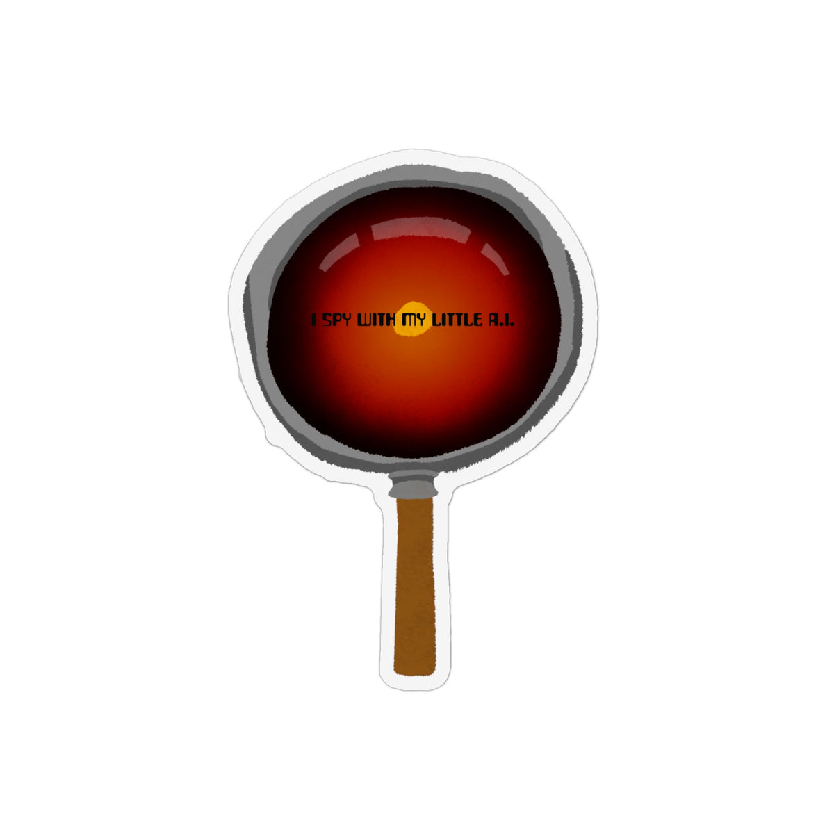 No AI Spying Custom Shape Magnets