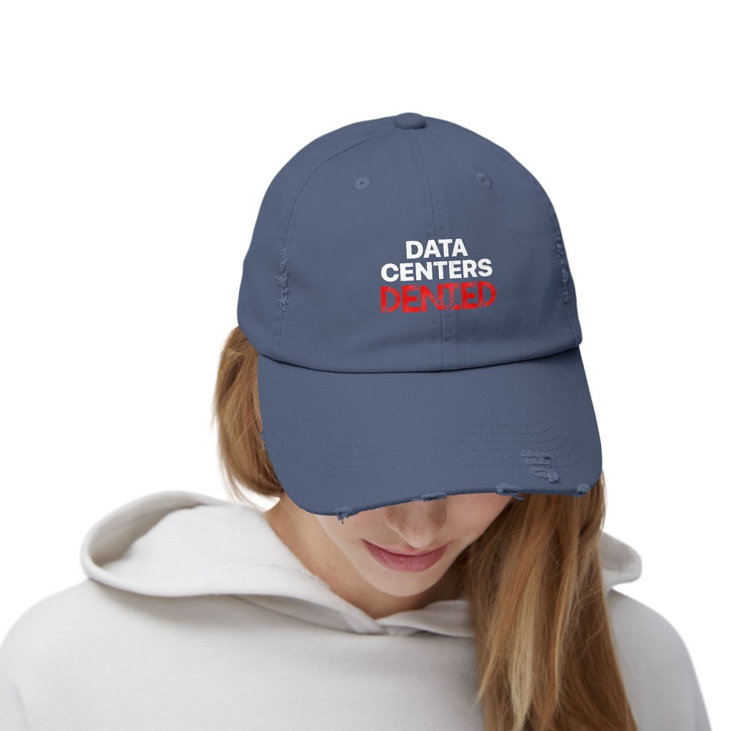 Data Center Denied Unisex Distressed Cap