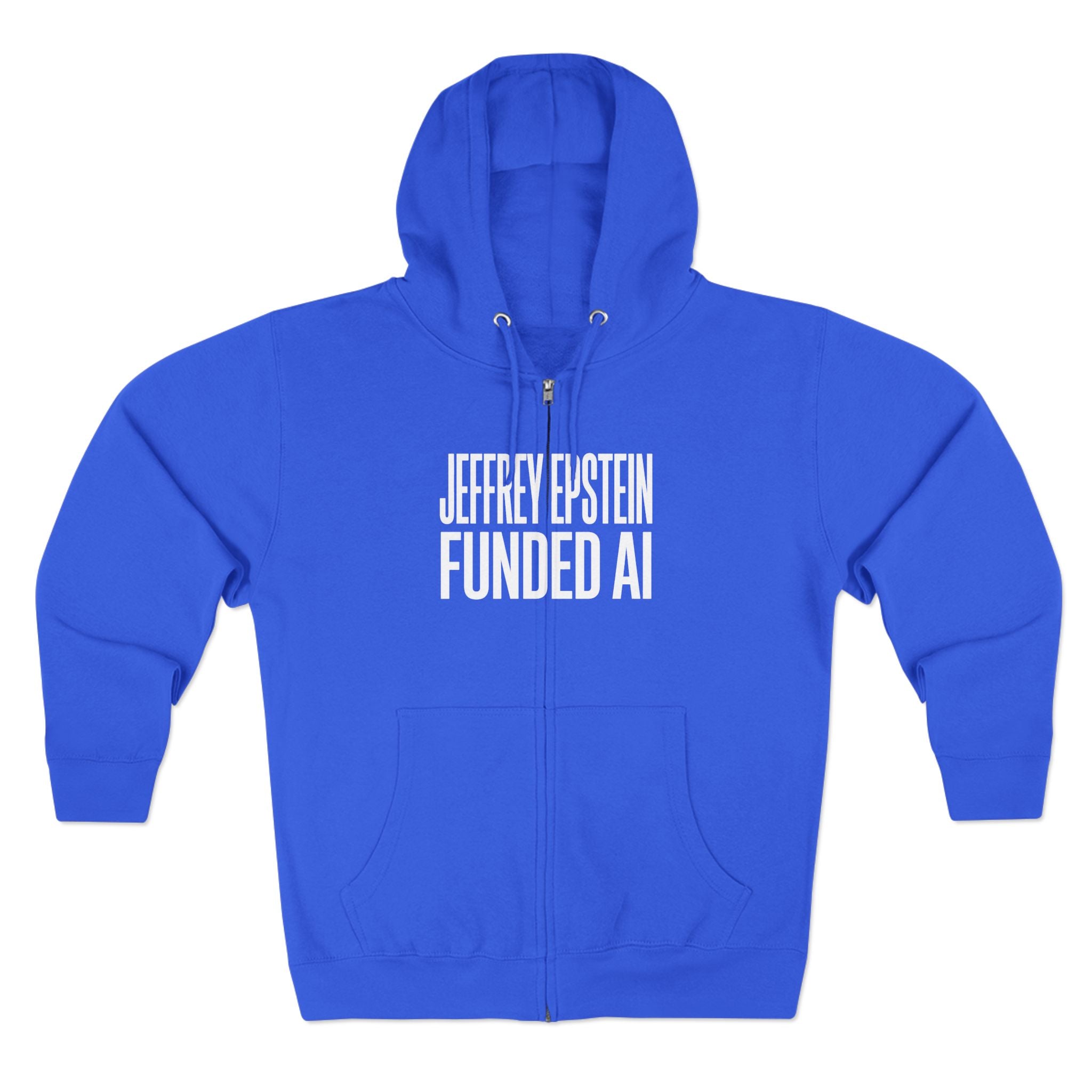 Epstein AI Unisex Hooded Zip Sweatshirt
