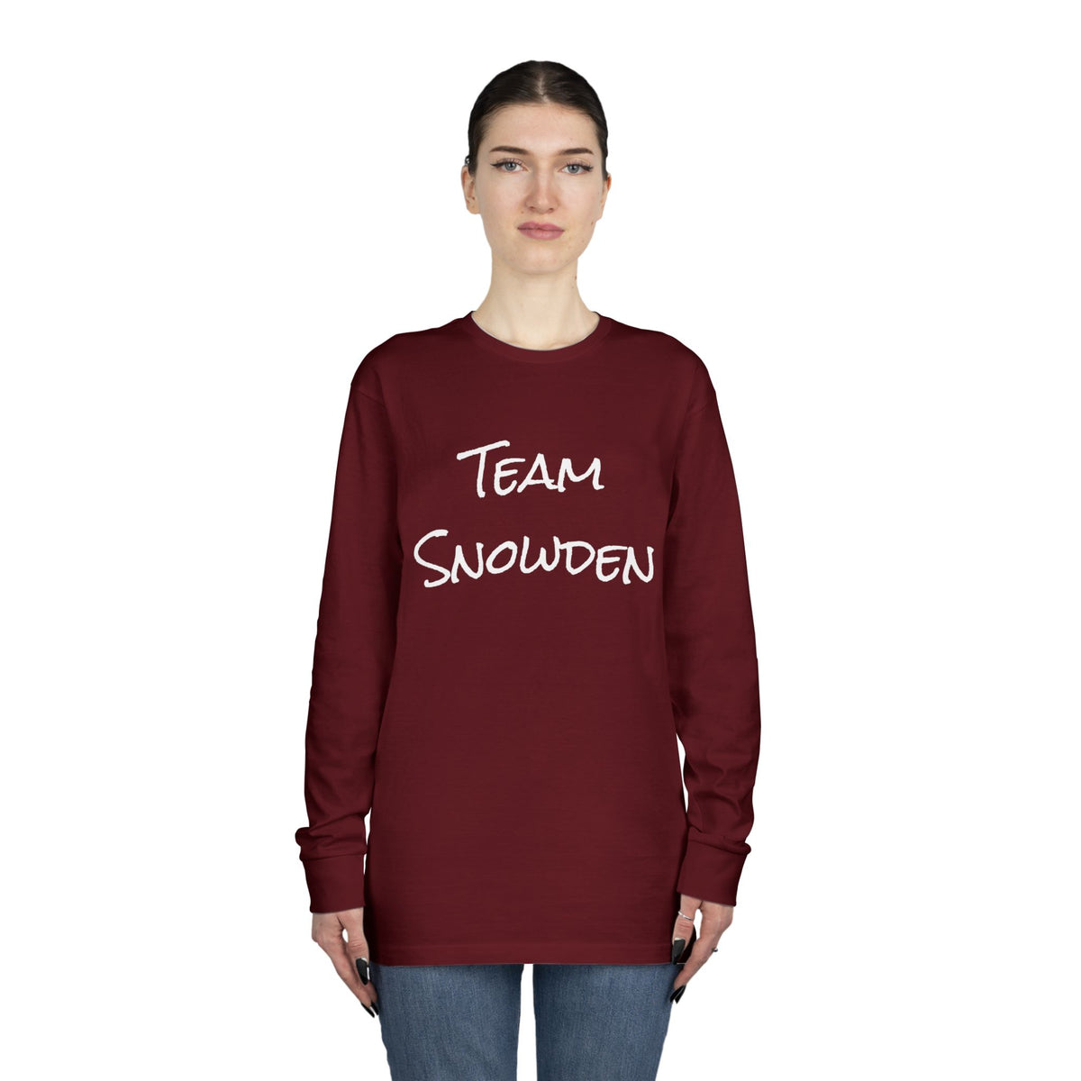 Team Snowden Long Sleeve Crewneck Tee