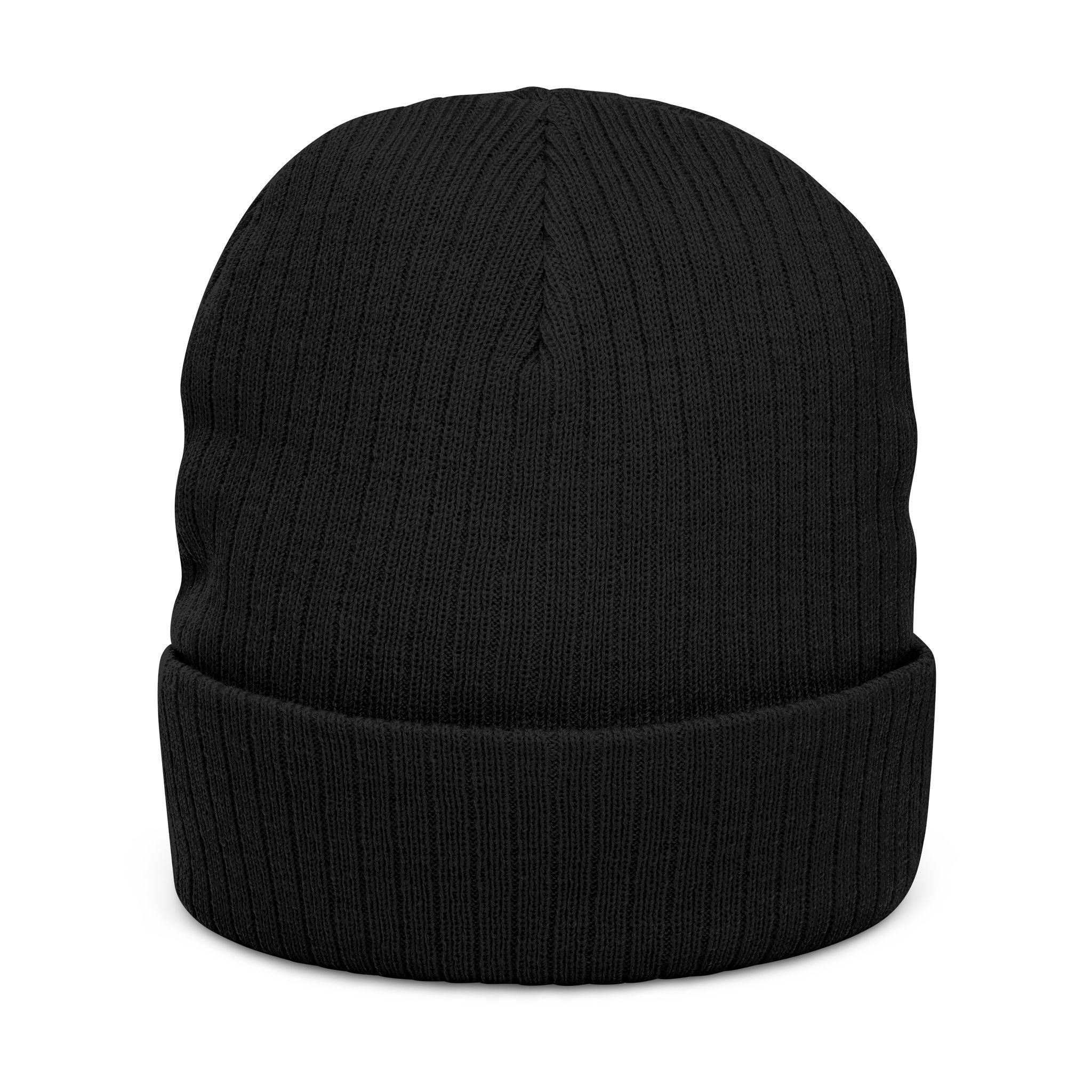 No AI Robot Ribbed Knit Beanie