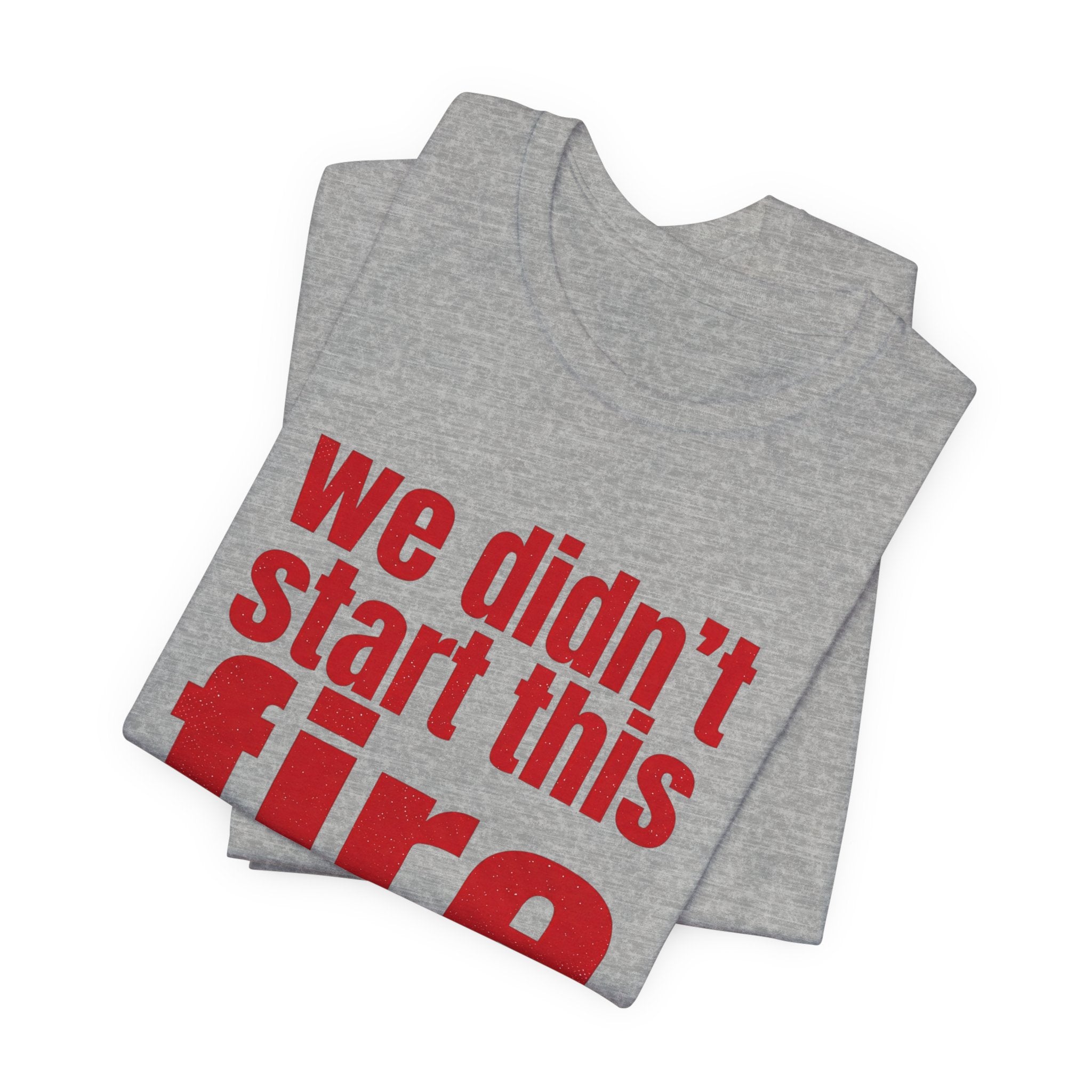 Anti Big Tech Fire Unisex Short Sleeve Tee
