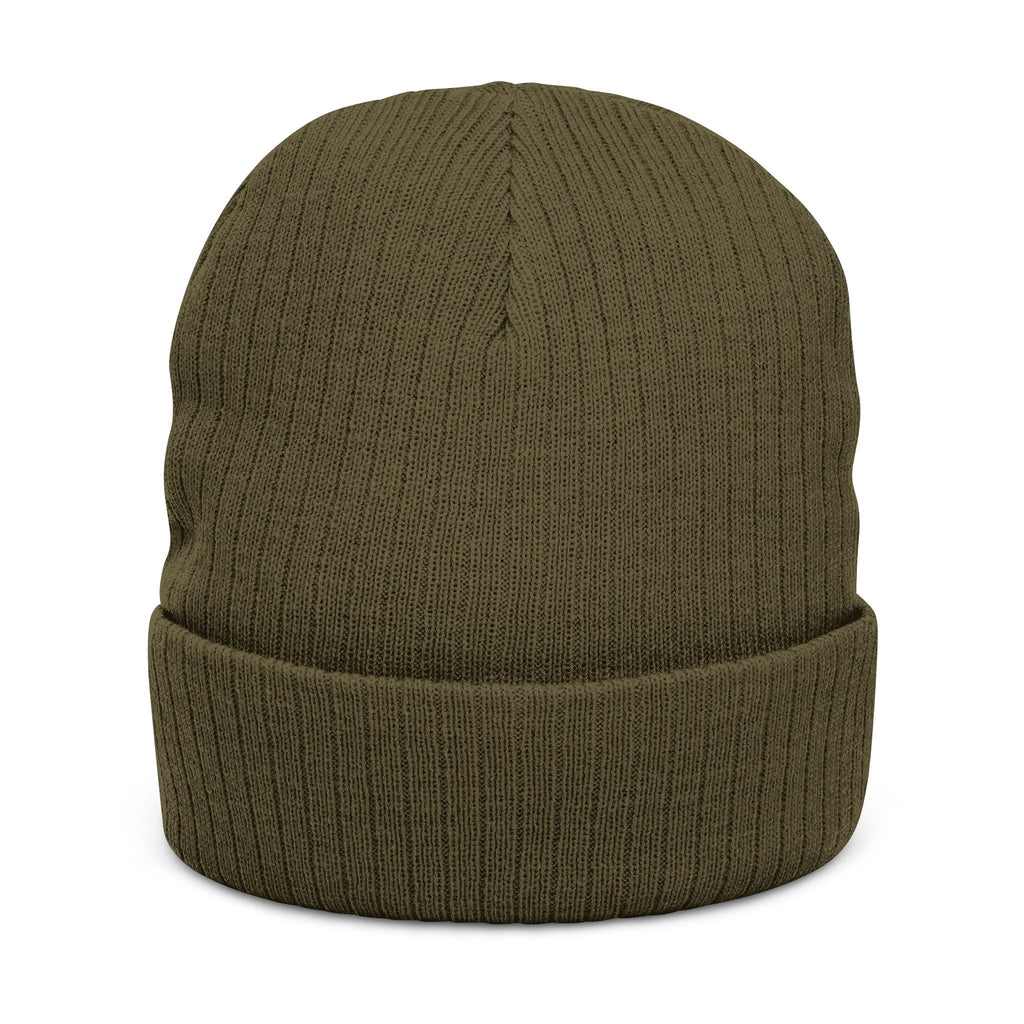 No AI Robot Ribbed Knit Beanie