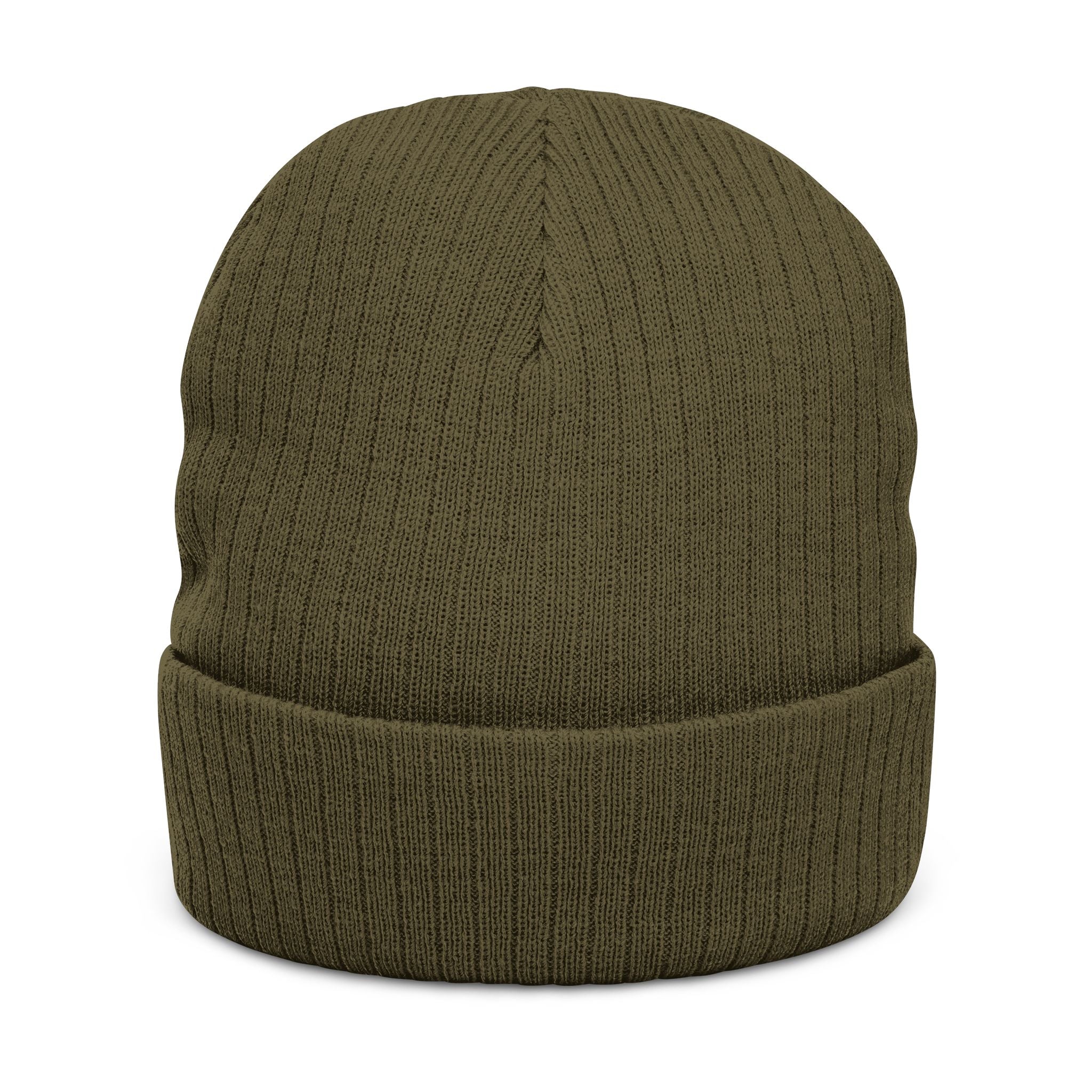 No AI Robot Ribbed Knit Beanie