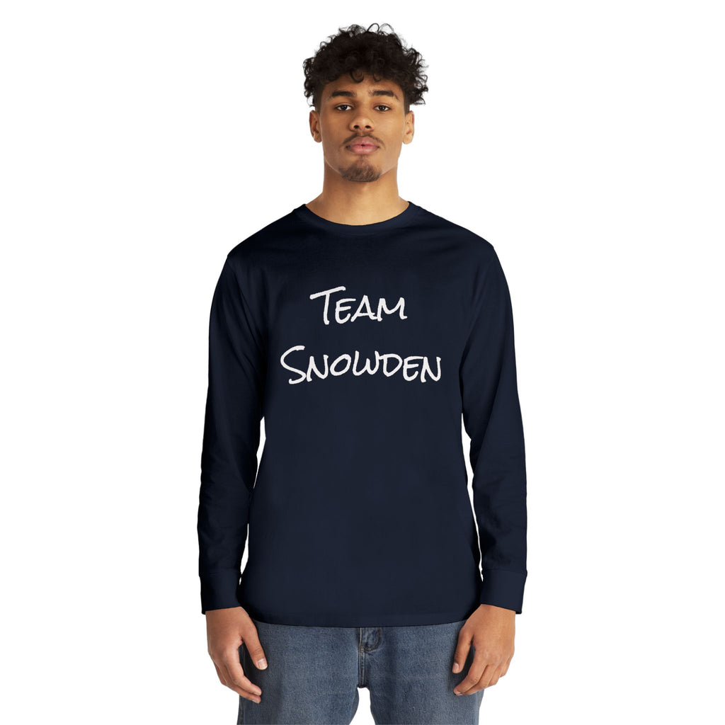 Team Snowden Long Sleeve Crewneck Tee