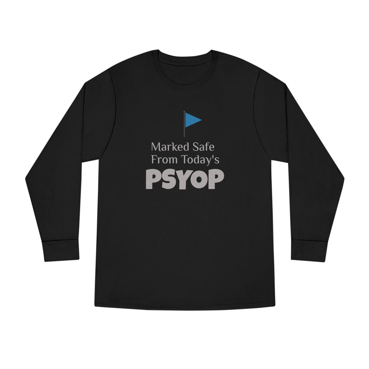 Psyop Safe Long Sleeve Crewneck Tee