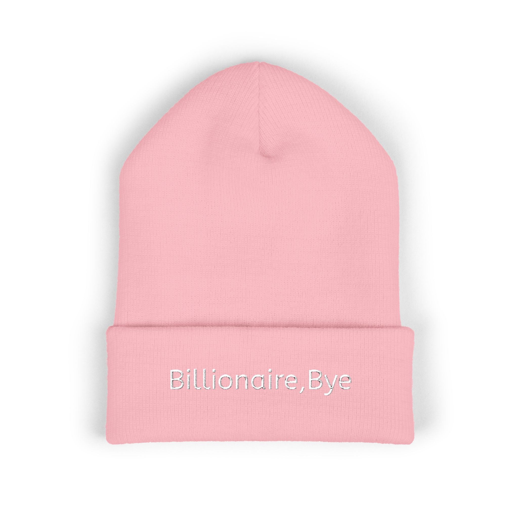 Billionaire, Bye Classic Cuffed Beanie (Embroidered)
