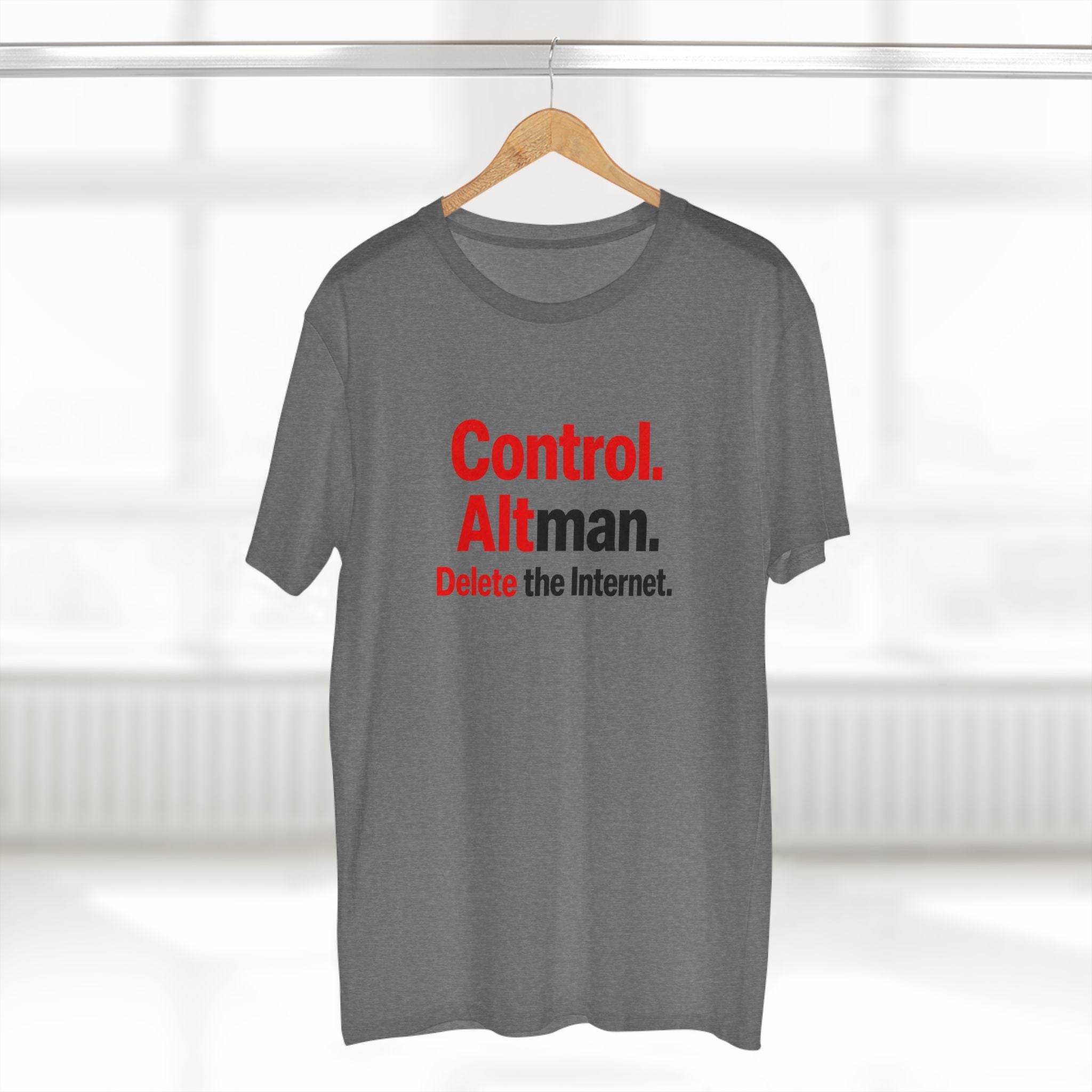 Control Alt Delete Adult Staple Tee