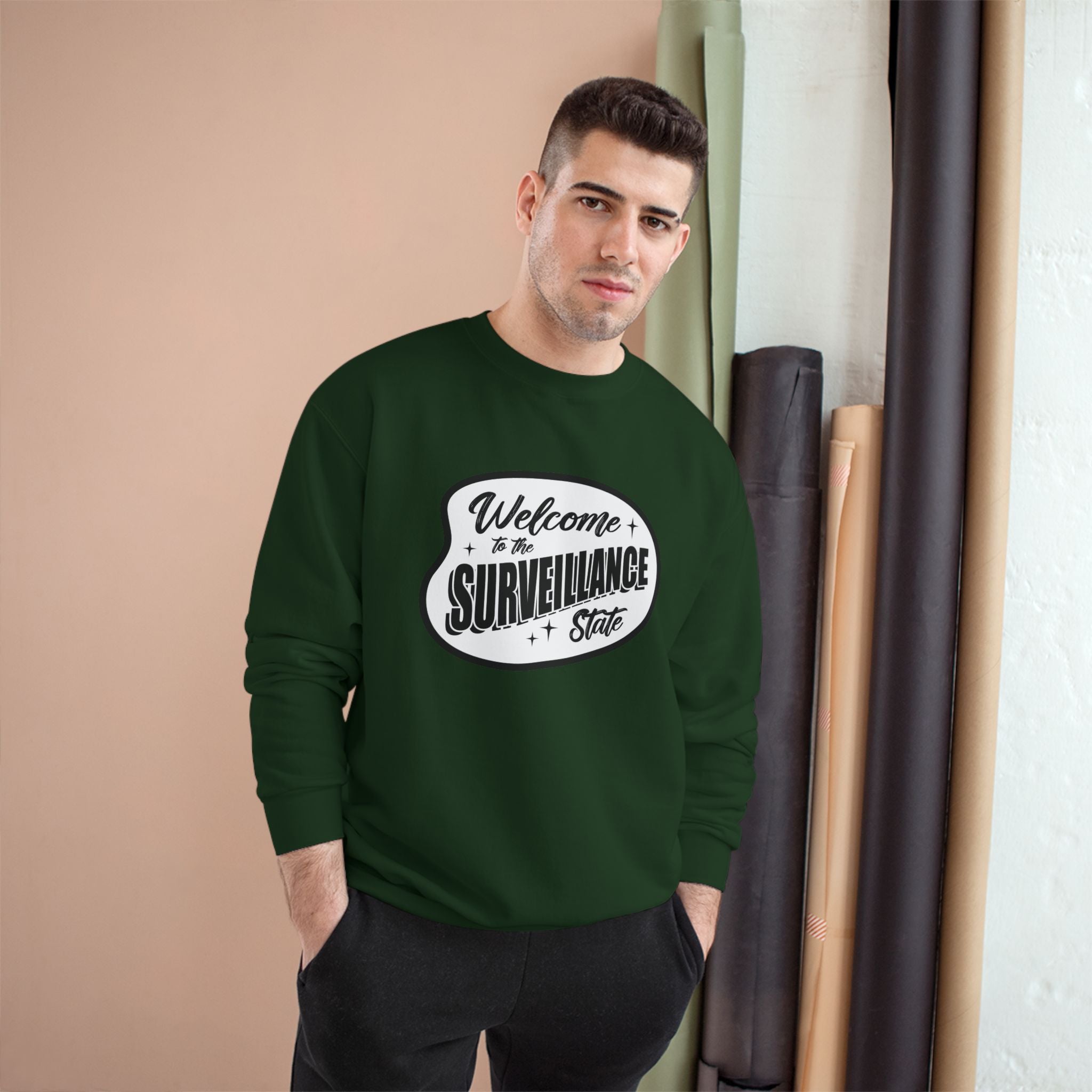 Anti AI Surveillance Champion Sweatshirt