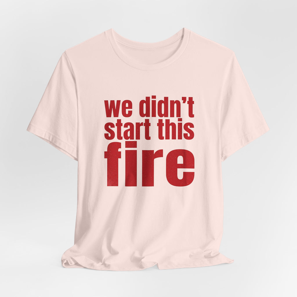 Anti Big Tech Fire Unisex Short Sleeve Tee