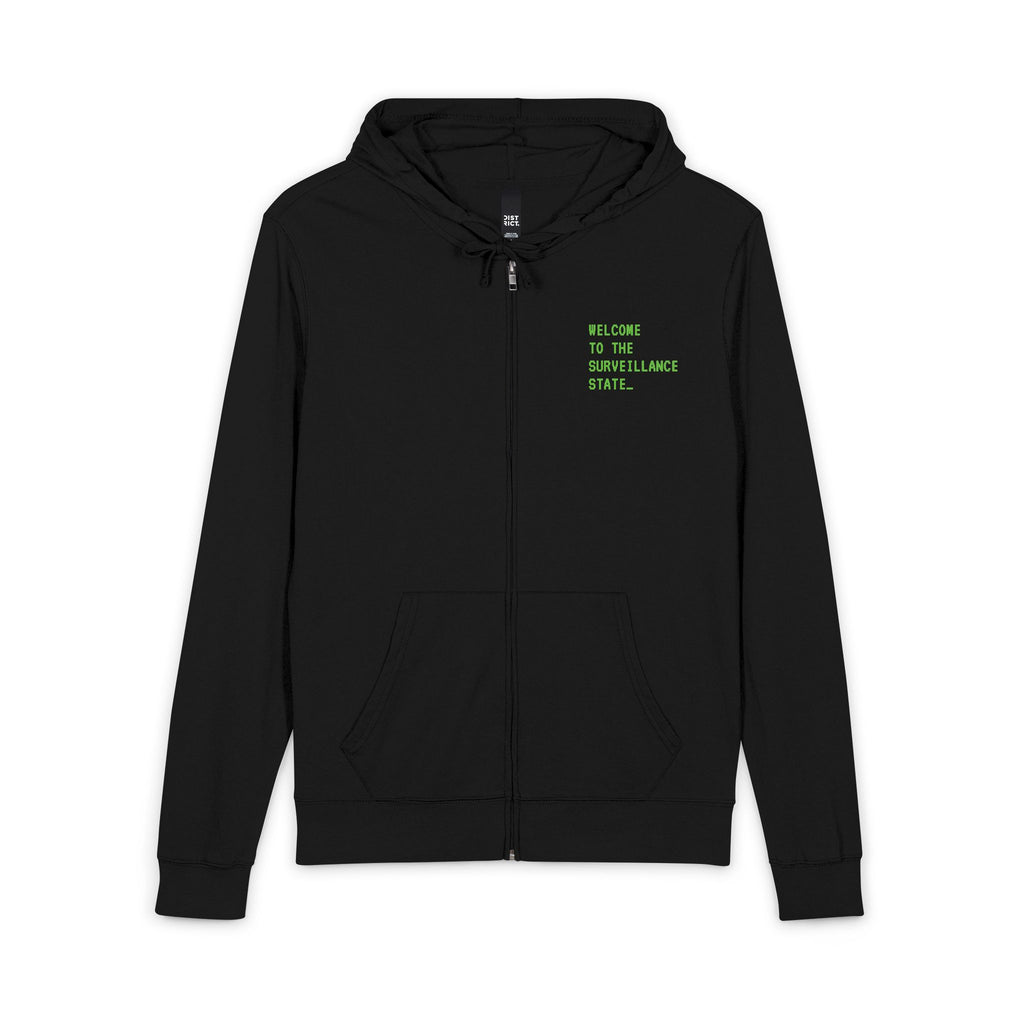 Anti Surveillance Unisex Jersey Full-Zip Hoodie