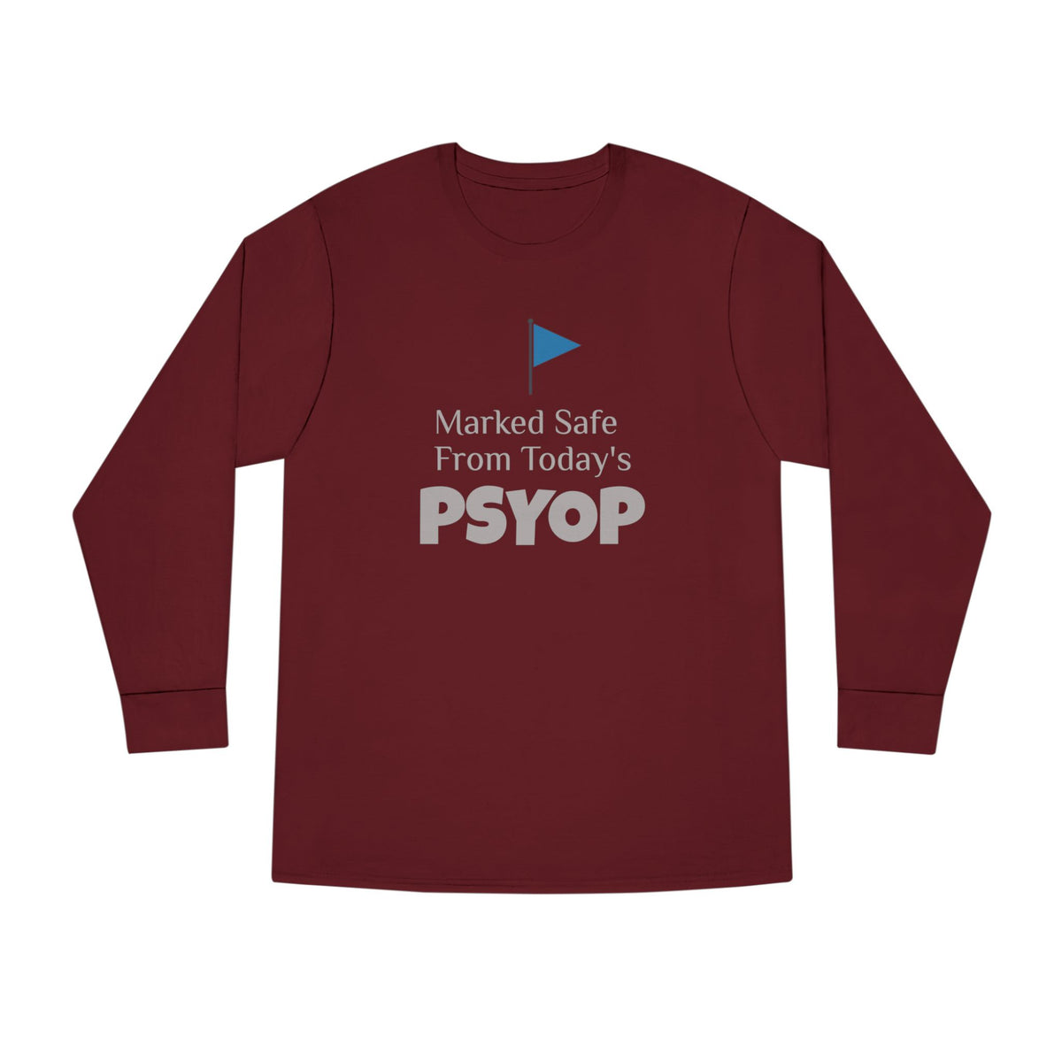 Psyop Safe Long Sleeve Crewneck Tee