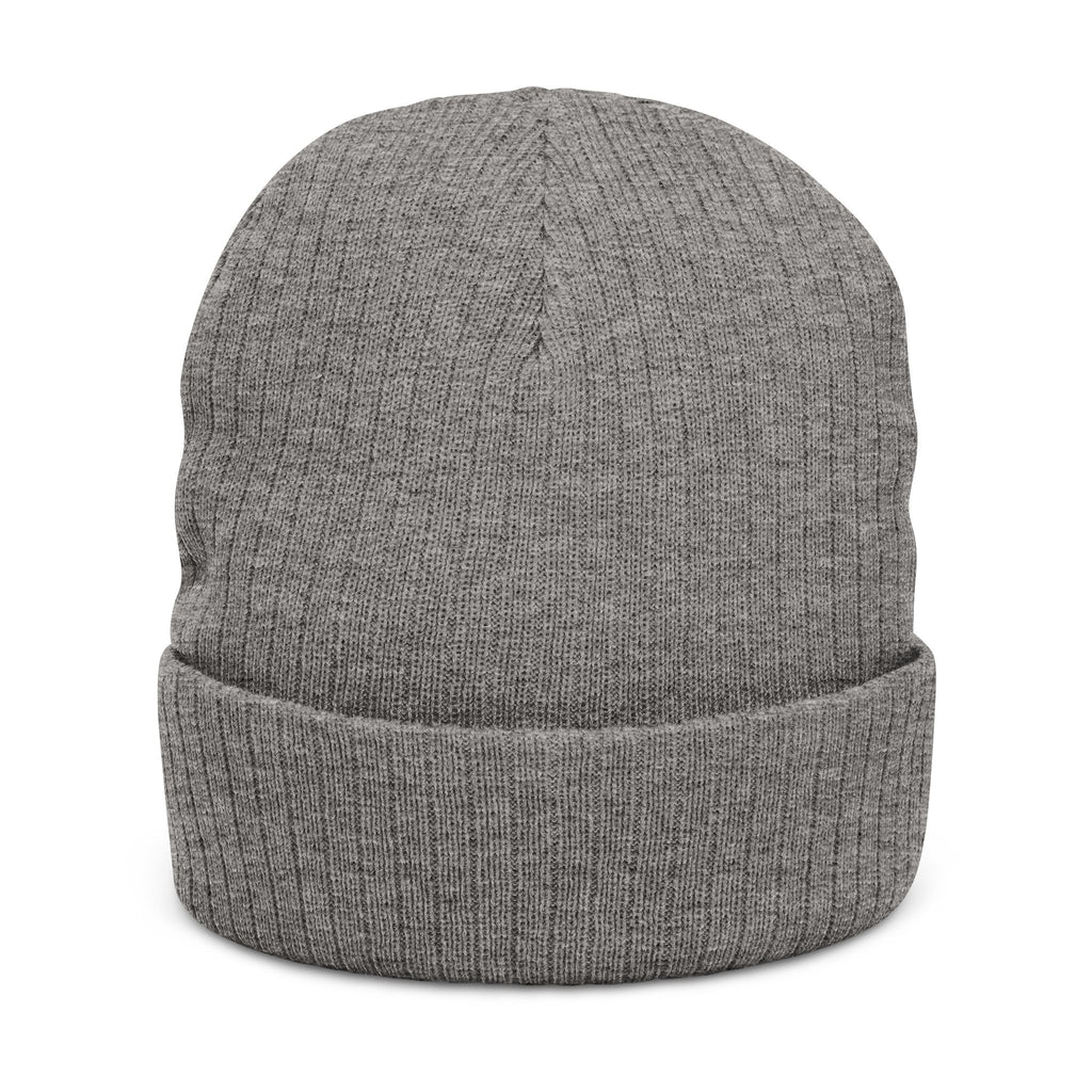 Team Snowden Ribbed Knit Beanie (Embroidery)