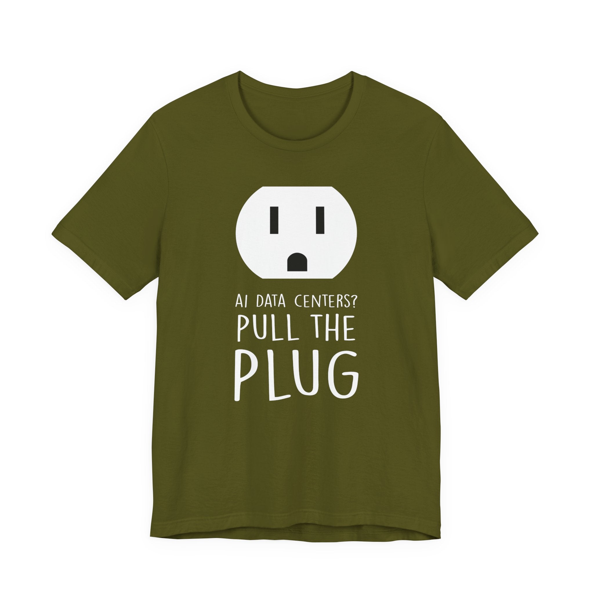 Pull The Plug Unisex Short Sleeve Tee