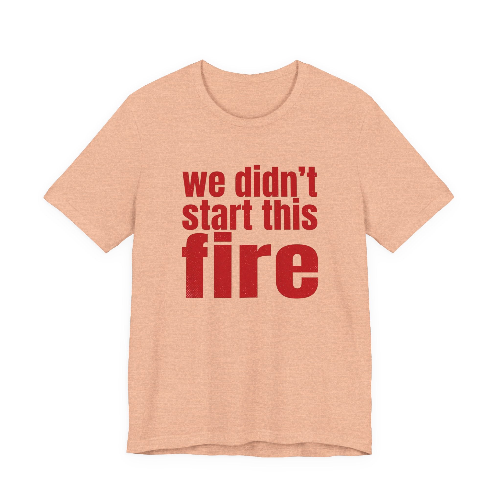 Anti Big Tech Fire Unisex Short Sleeve Tee