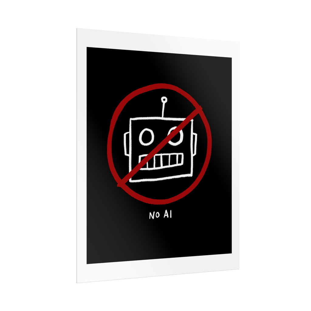 No AI Rolled Posters