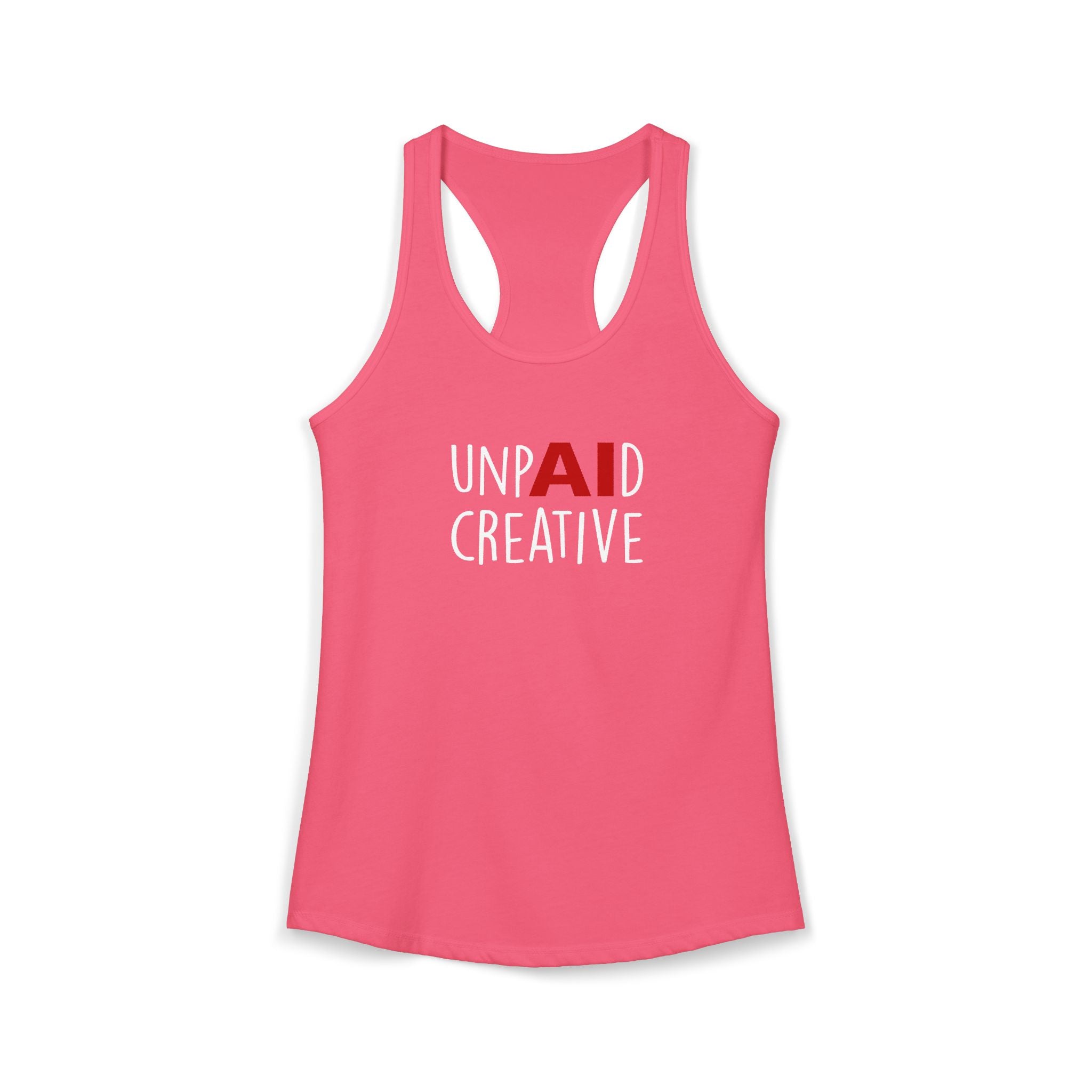 UnpAId Creative Women's Racerback Tank