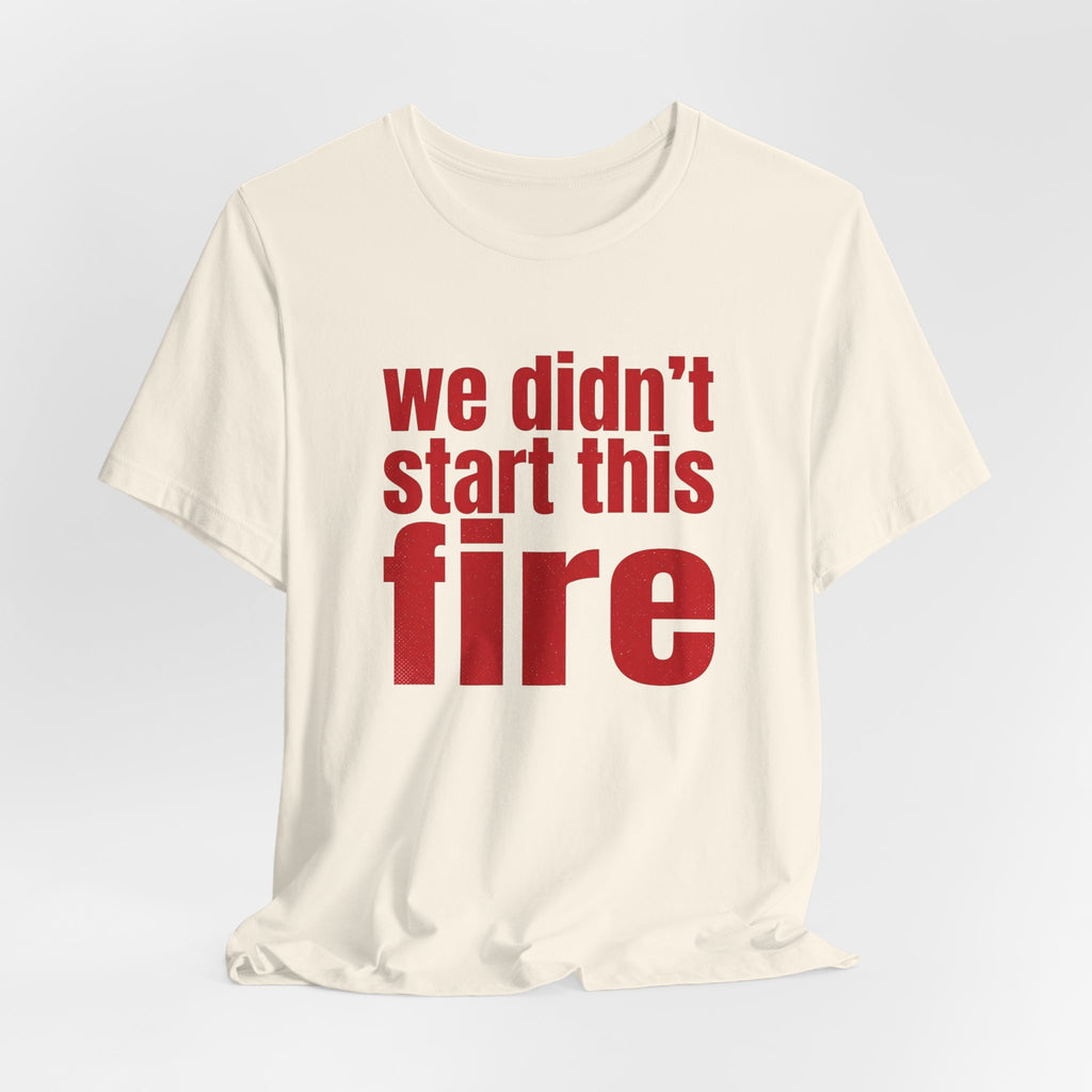 Anti Big Tech Fire Unisex Short Sleeve Tee