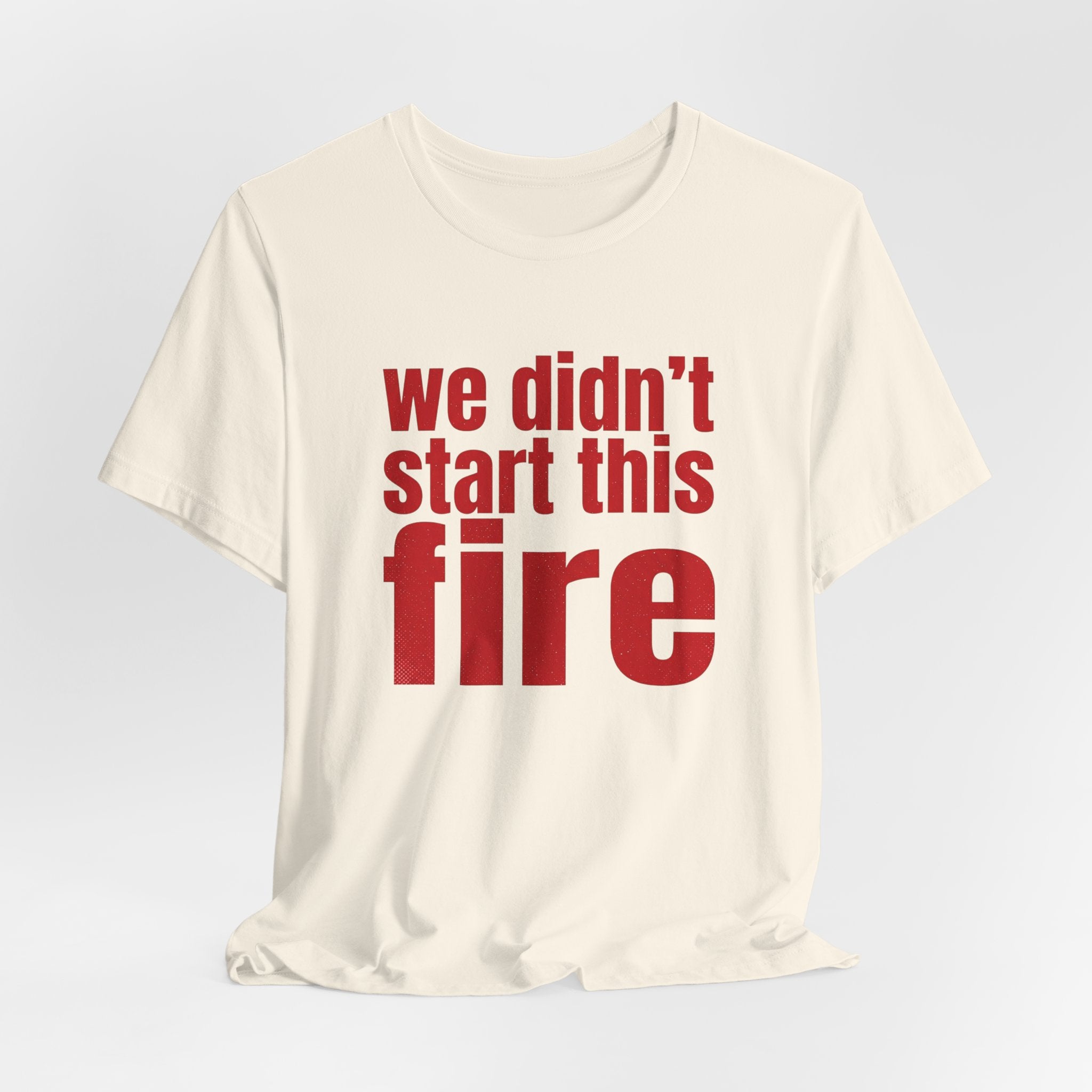 Anti Big Tech Fire Unisex Short Sleeve Tee