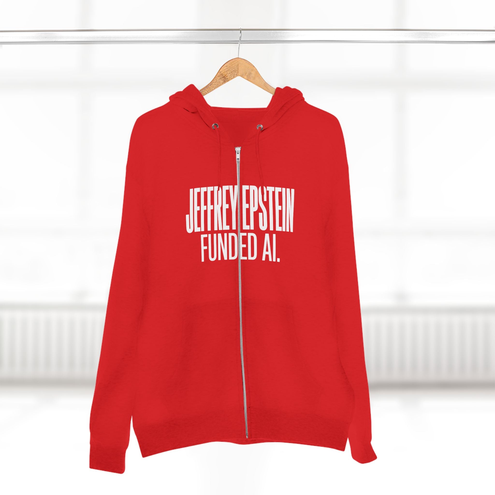 Epstein AI Unisex Zip Hoodie