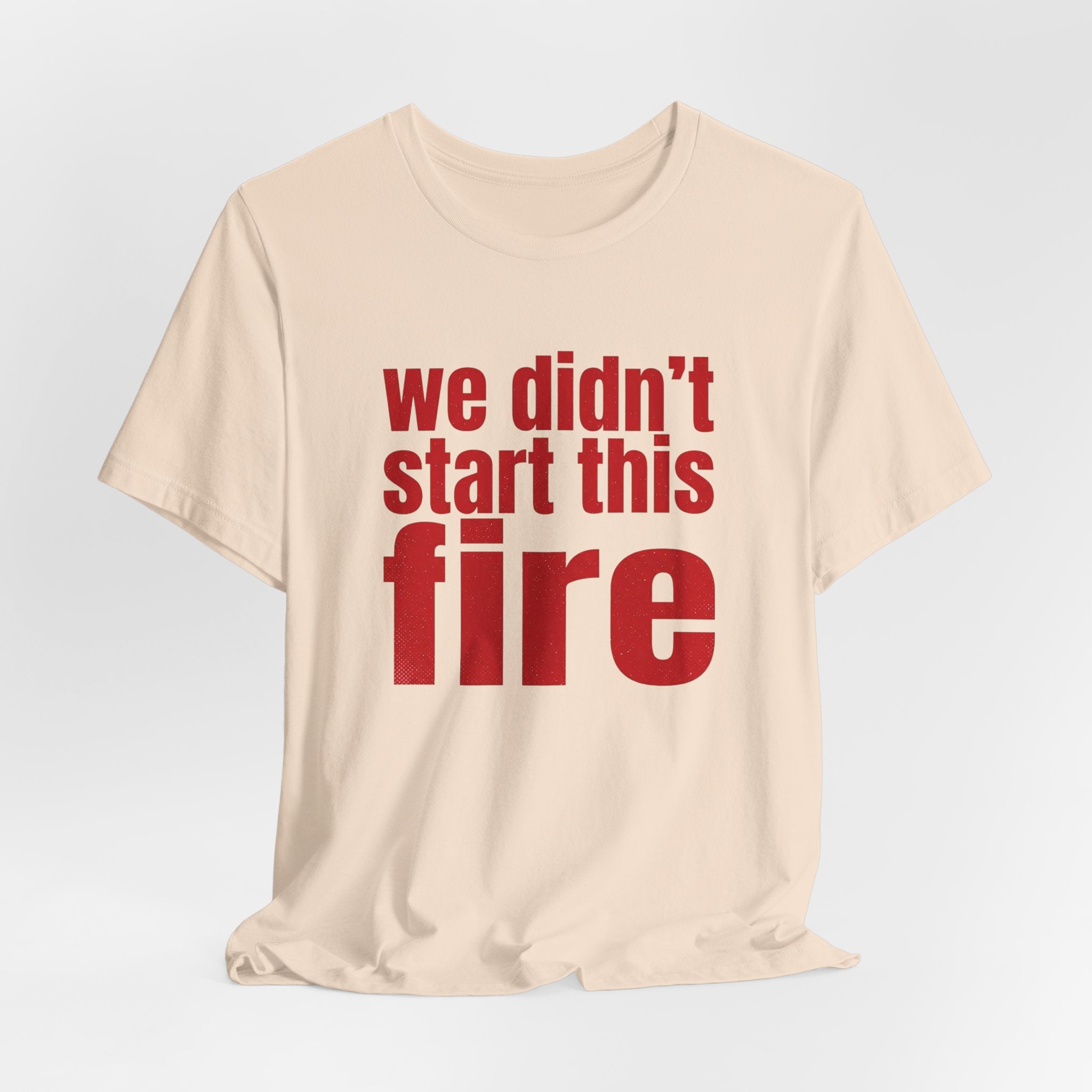 Anti Big Tech Fire Unisex Short Sleeve Tee