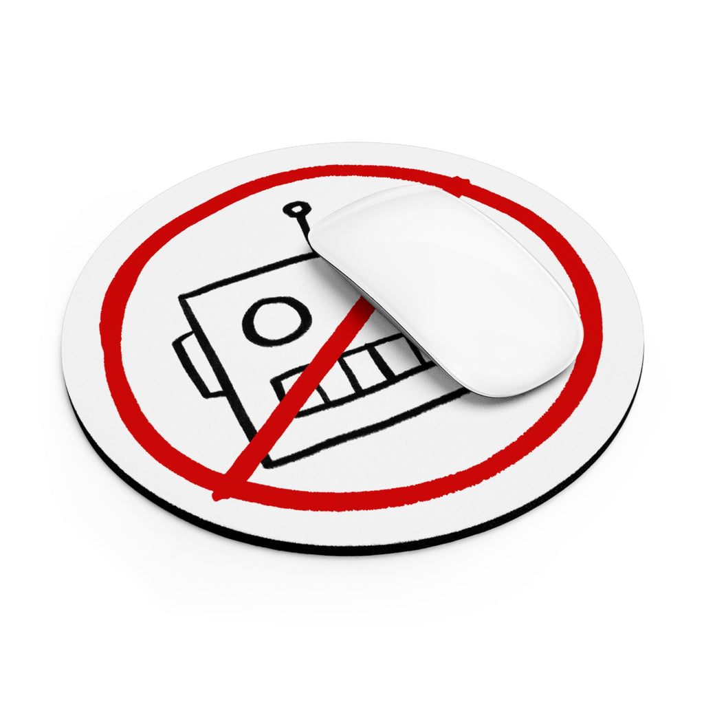 Anti-AI Robot Mouse Pad