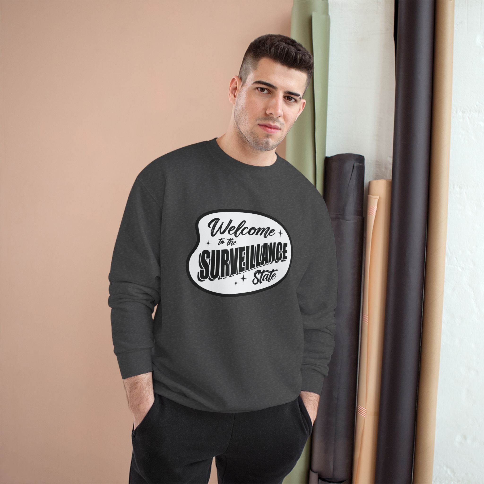 Anti AI Surveillance Champion Sweatshirt
