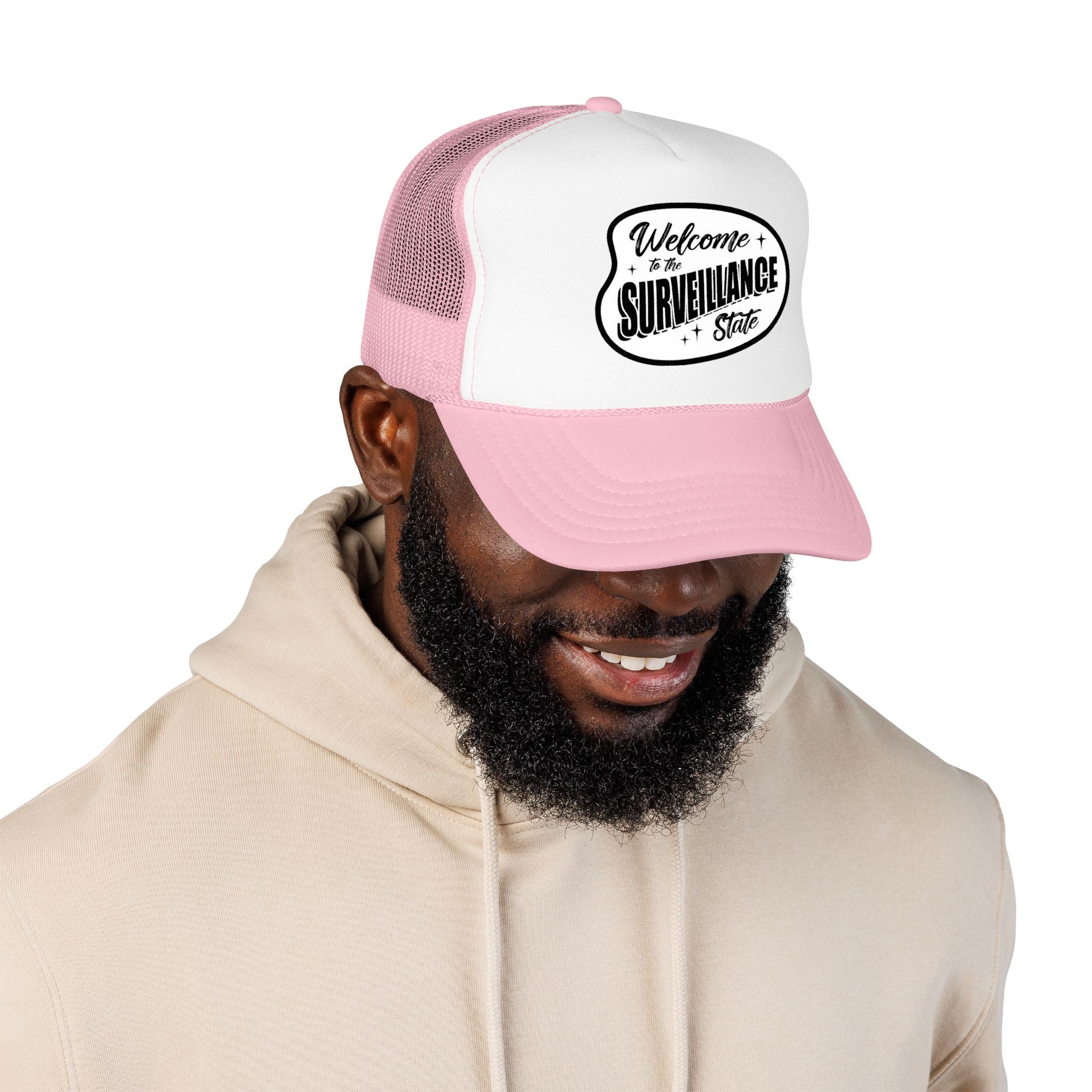Anti AI Surveillance Foam Trucker Hat