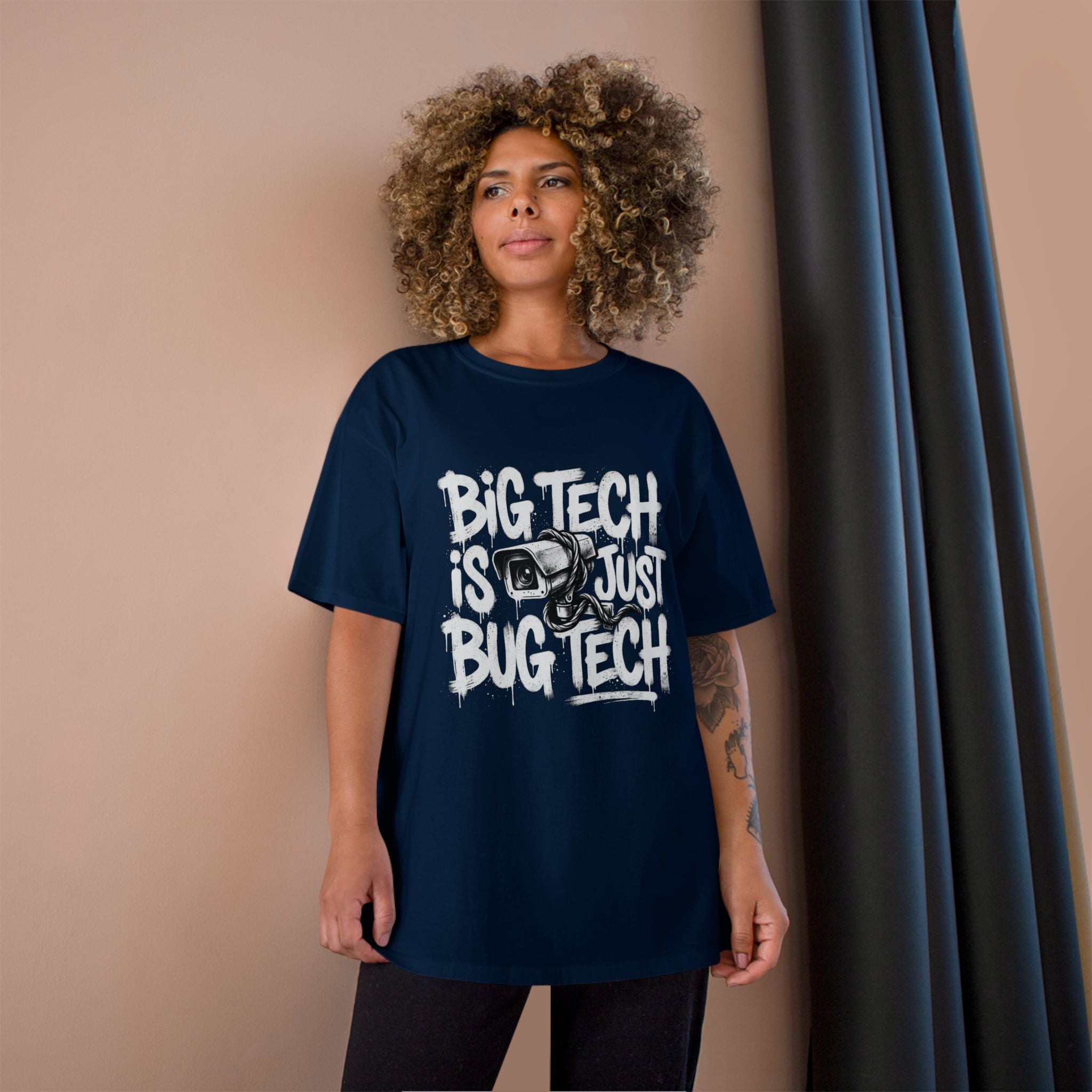 Big Tech Spy Surveillance Champion T-Shirt