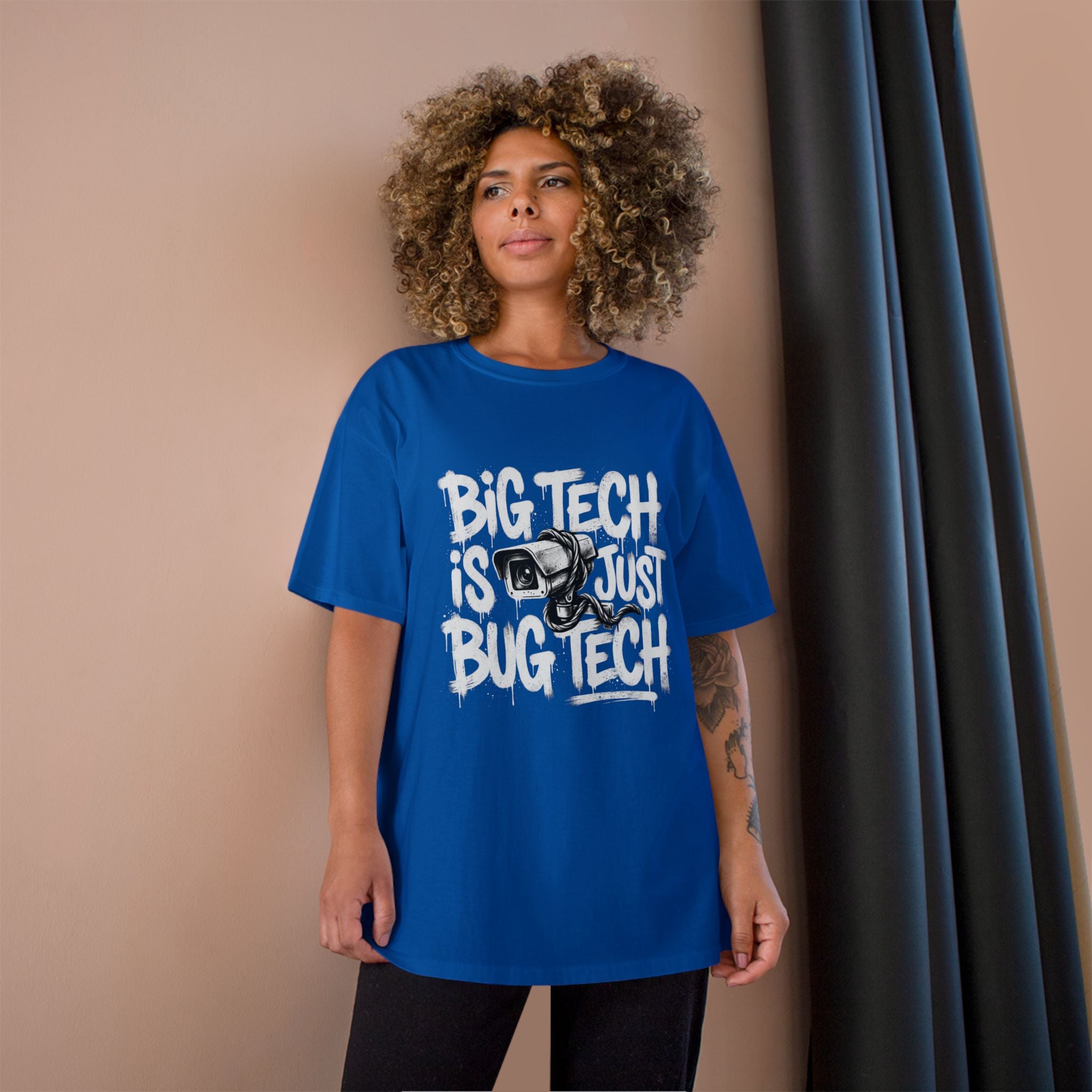 Big Tech Spy Surveillance Champion T-Shirt