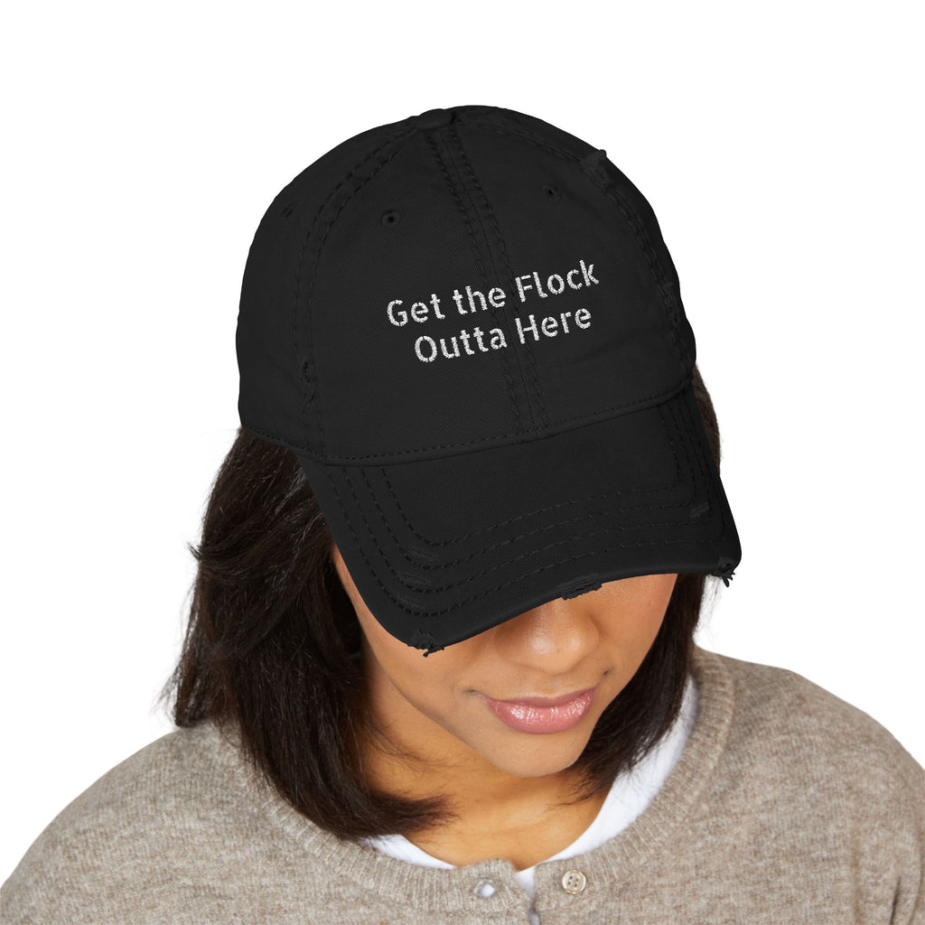 Stop AI Camera Surveillance Distressed Hat