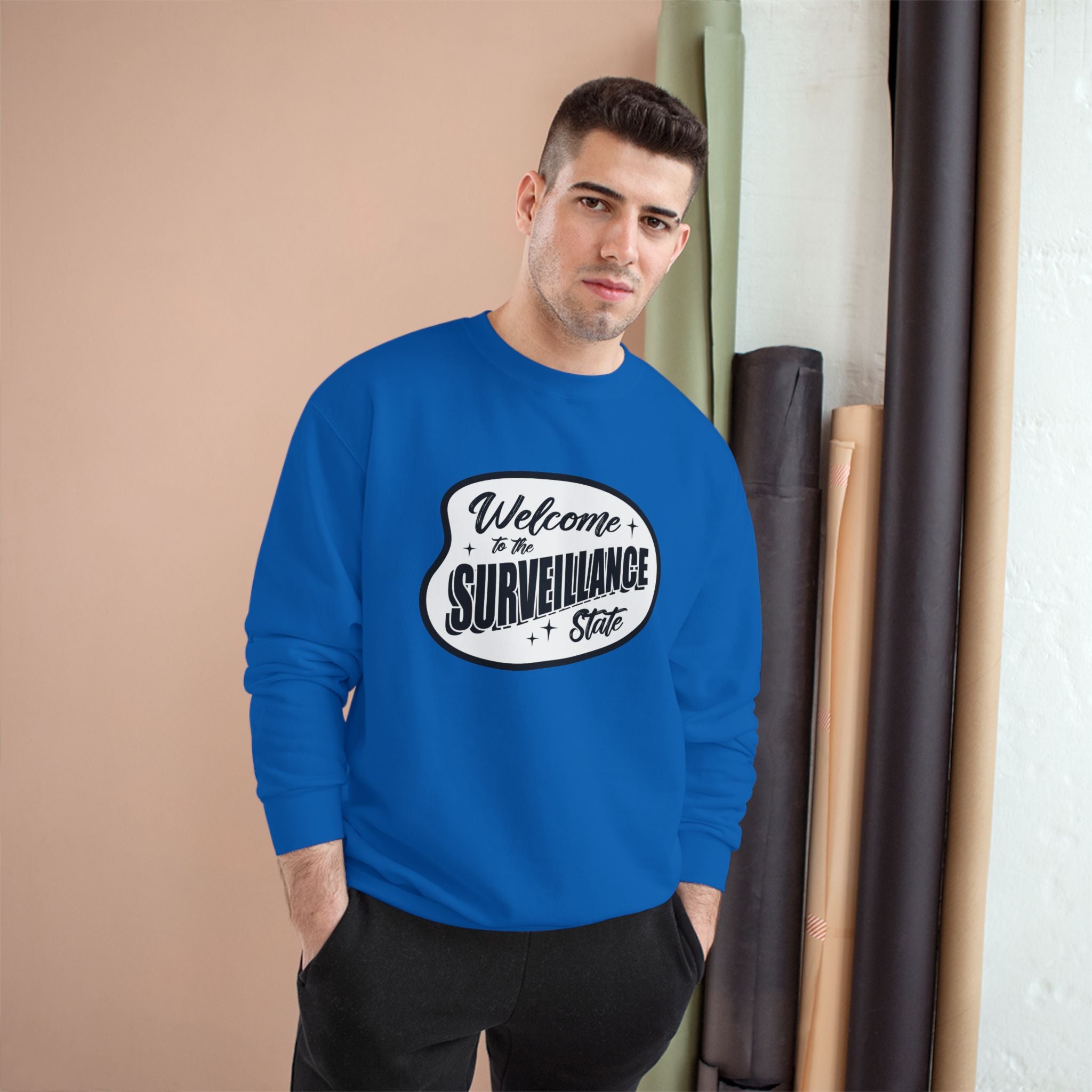 Anti AI Surveillance Champion Sweatshirt