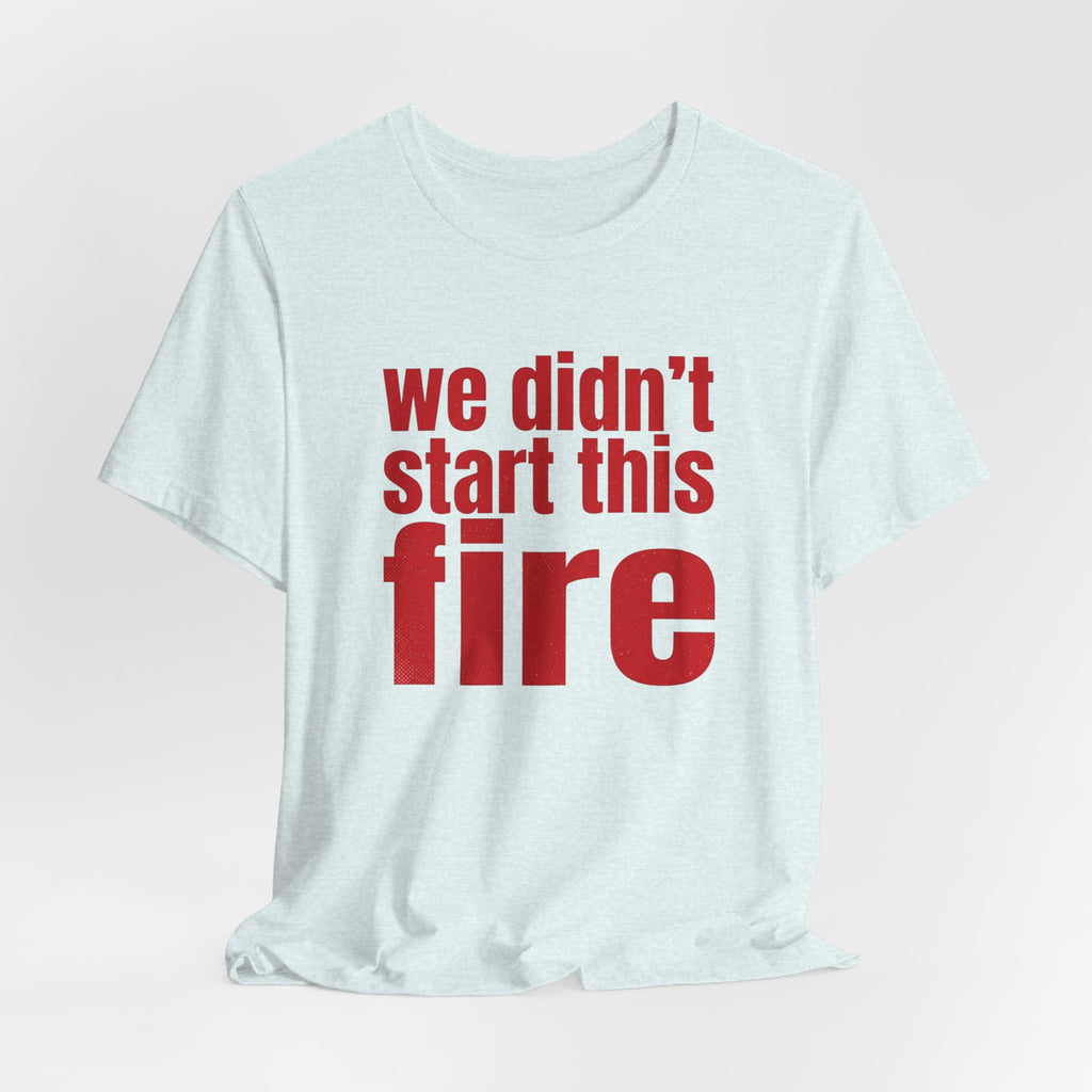 Anti Big Tech Fire Unisex Short Sleeve Tee