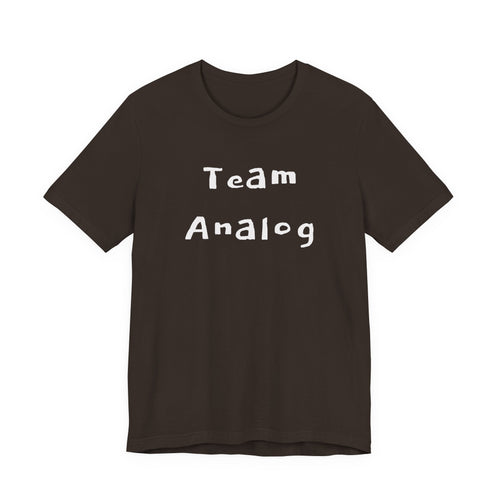Analog Unisex Jersey Short Sleeve Tee