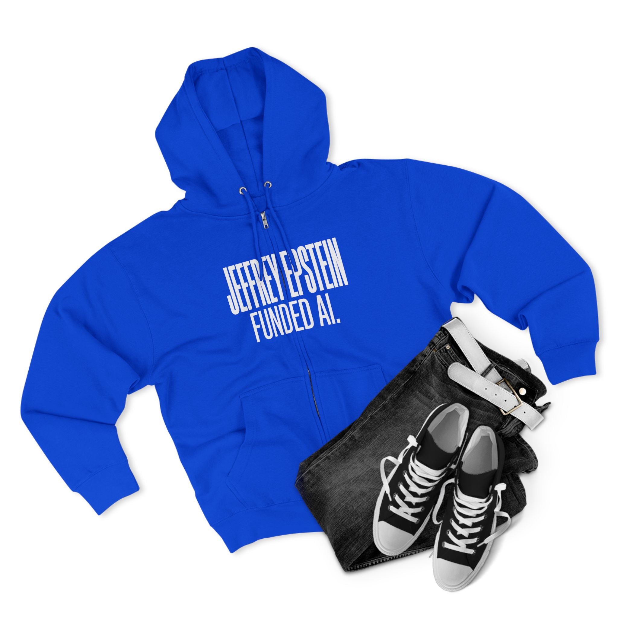 Epstein AI Unisex Zip Hoodie