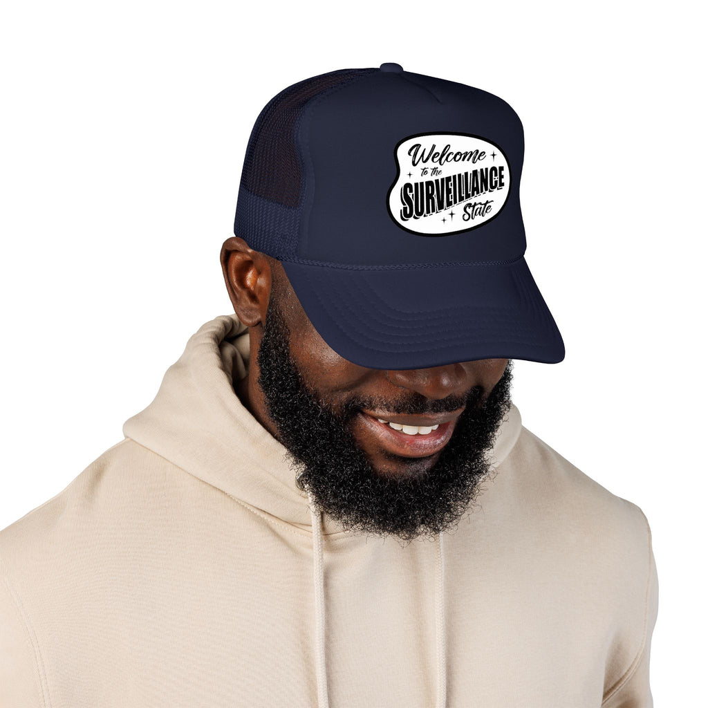 Anti AI Surveillance Foam Trucker Hat