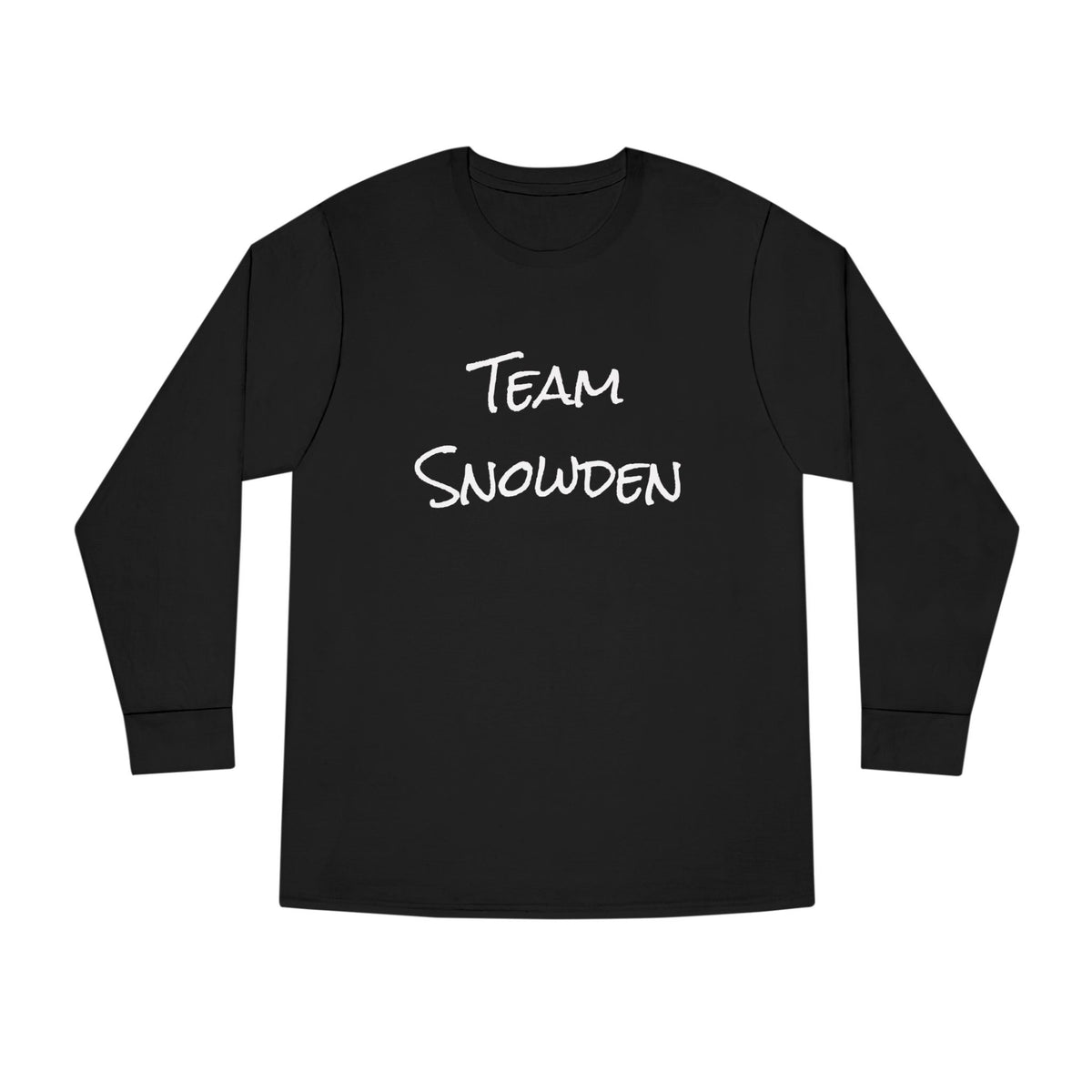 Team Snowden Long Sleeve Crewneck Tee