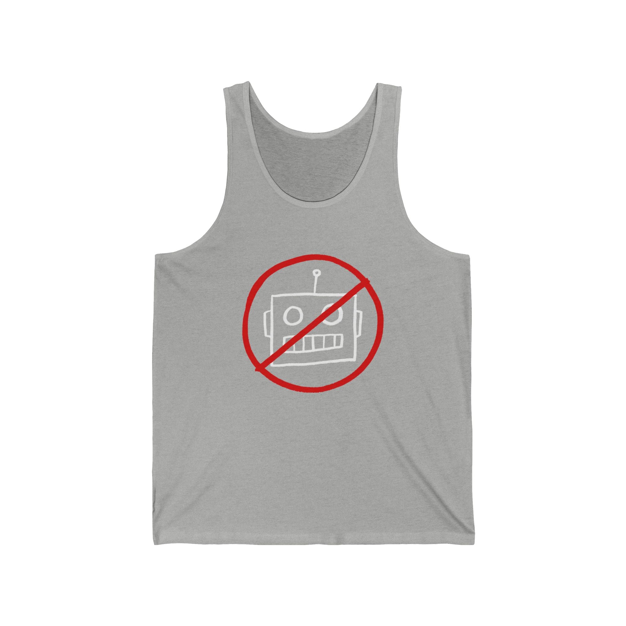 Anti AI Robot Unisex Tank