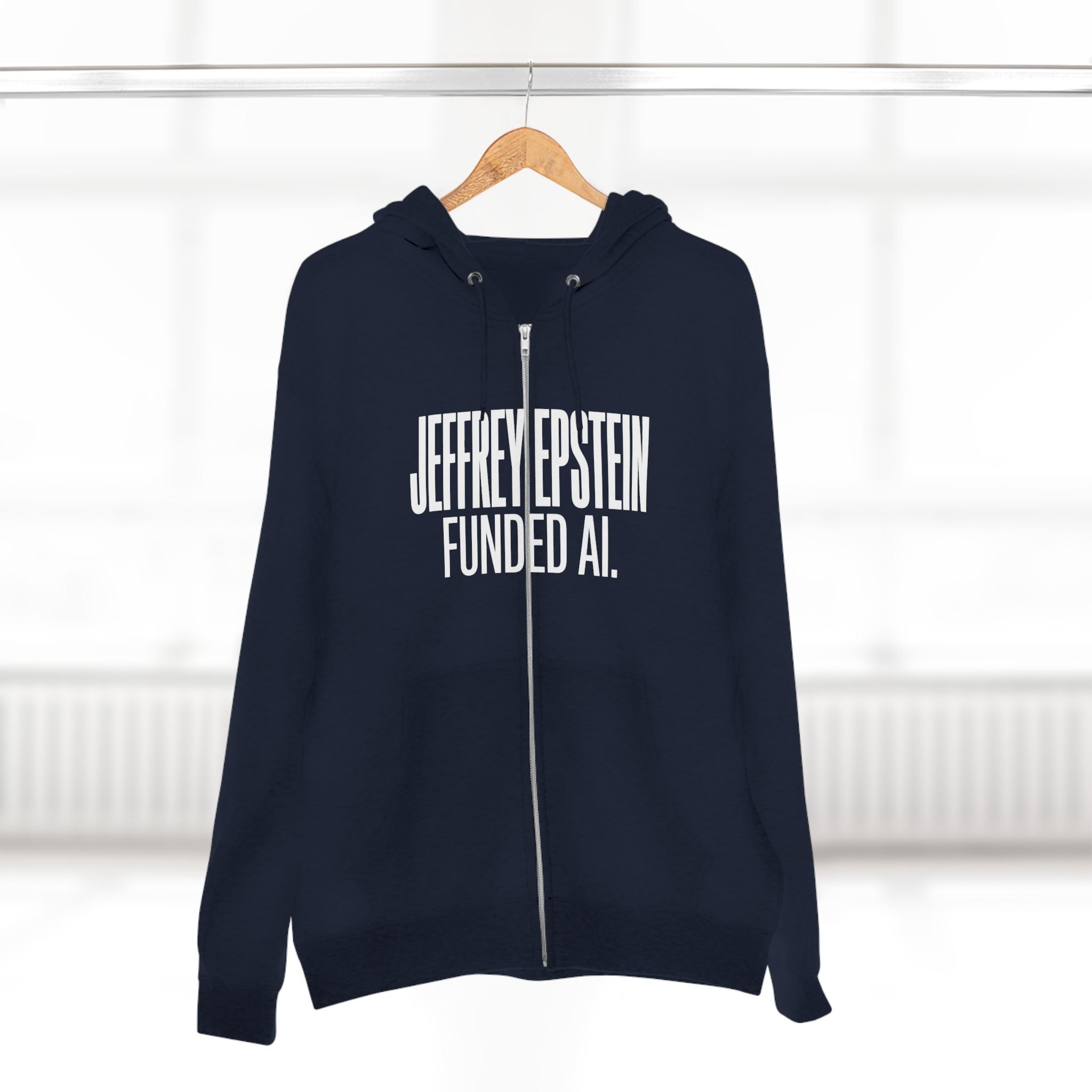Epstein AI Unisex Zip Hoodie