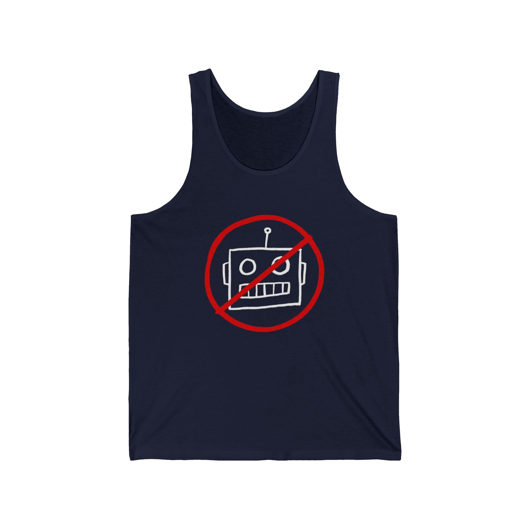 Anti AI Robot Unisex Tank