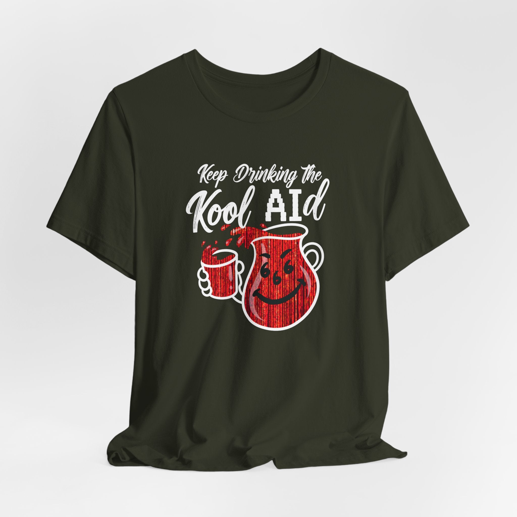 Anti AI KoolAId Unisex Short Sleeve Tee