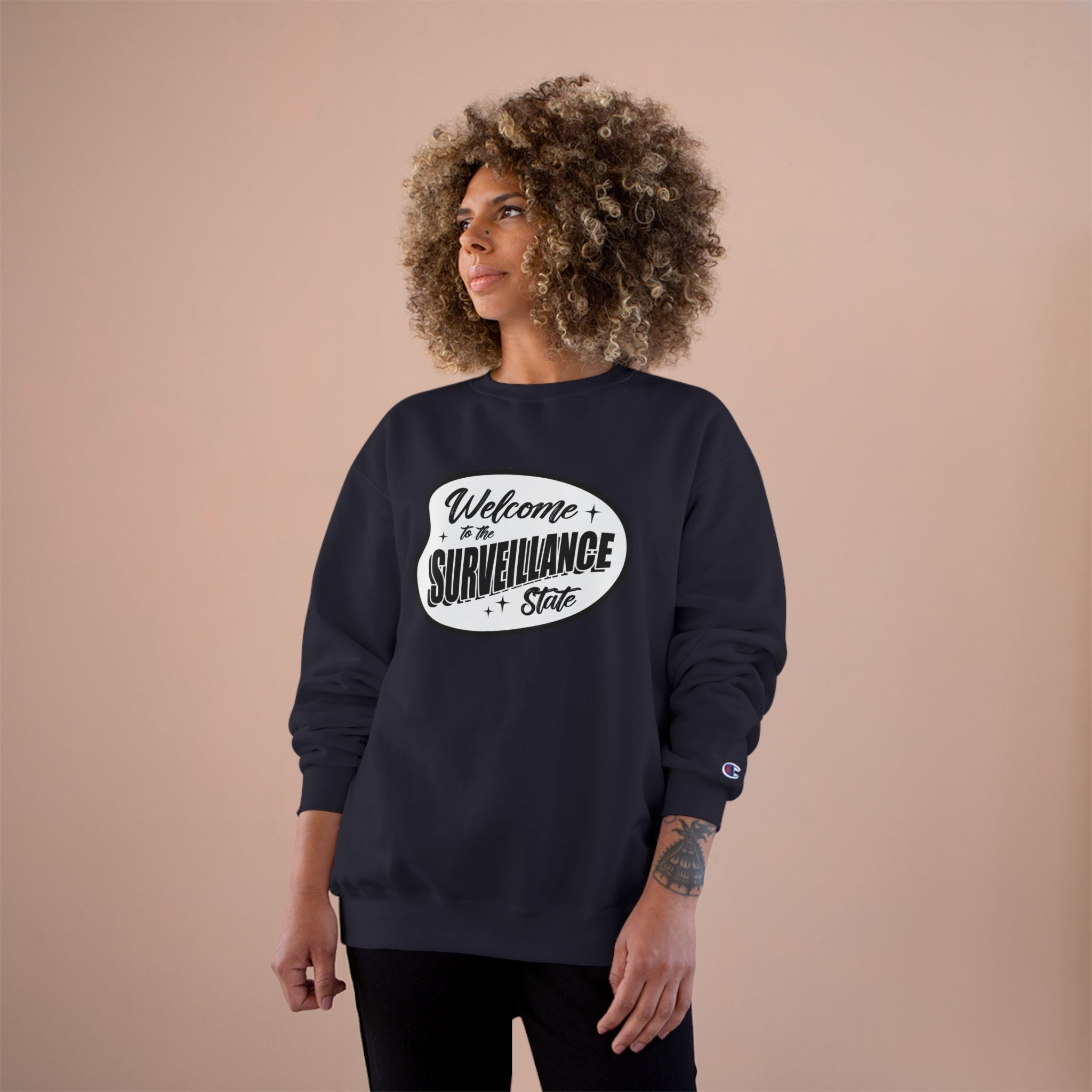 Anti AI Surveillance Champion Sweatshirt
