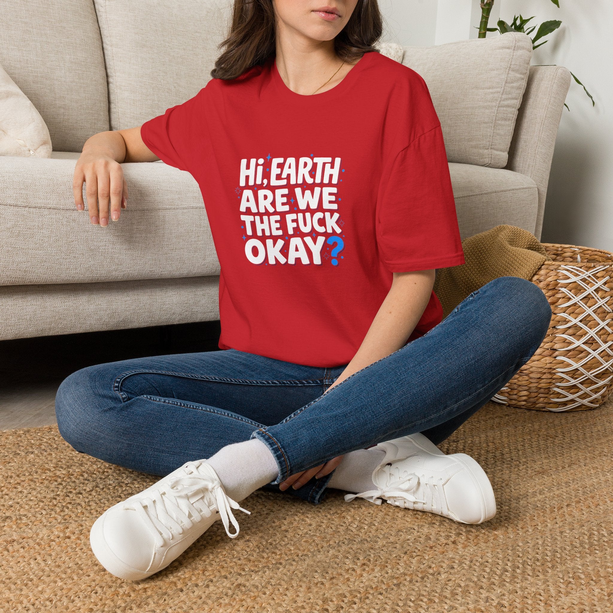 Are We OK Unisex Softstyle T-Shirt