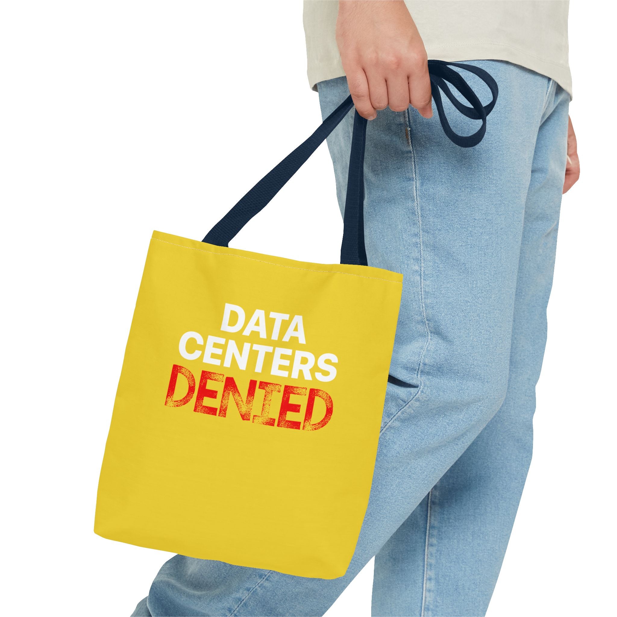 No Data Centers Tote Bag (AOP)