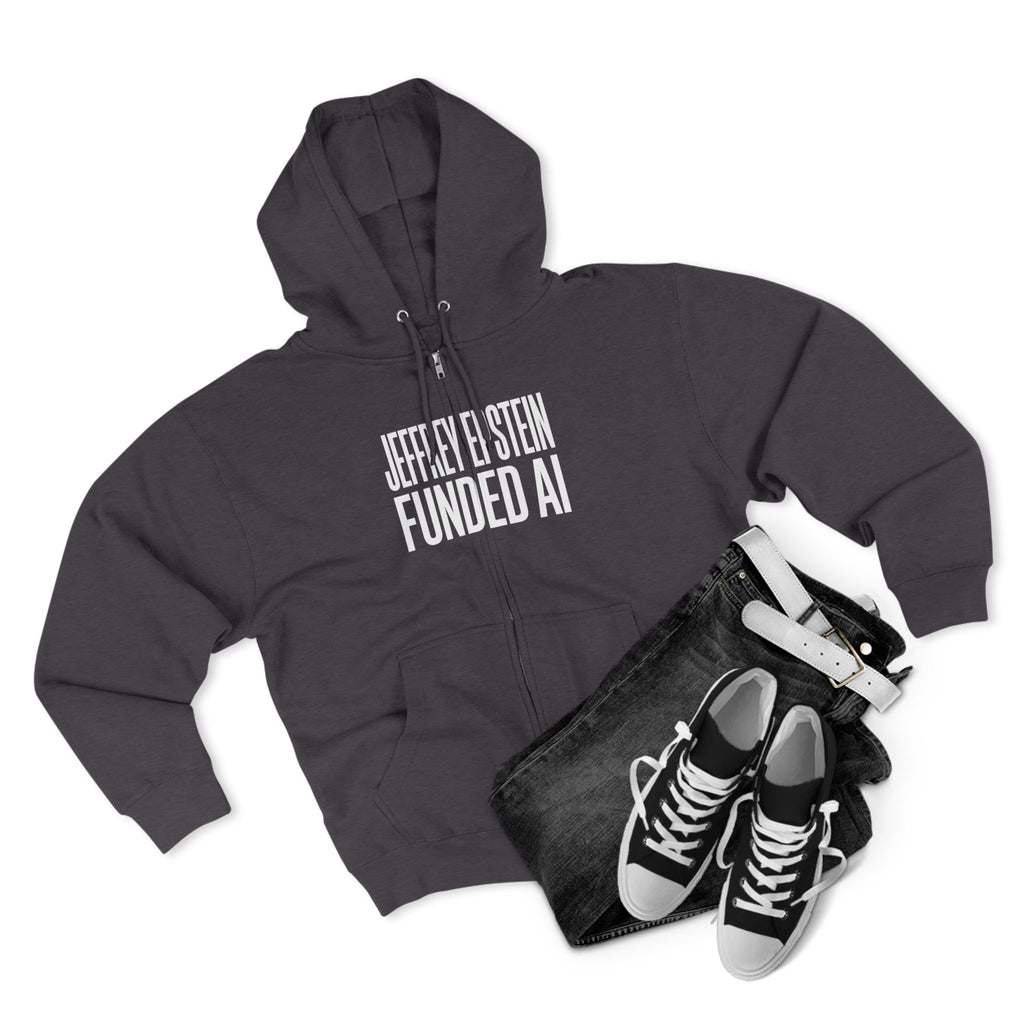 Epstein AI Unisex Hooded Zip Sweatshirt