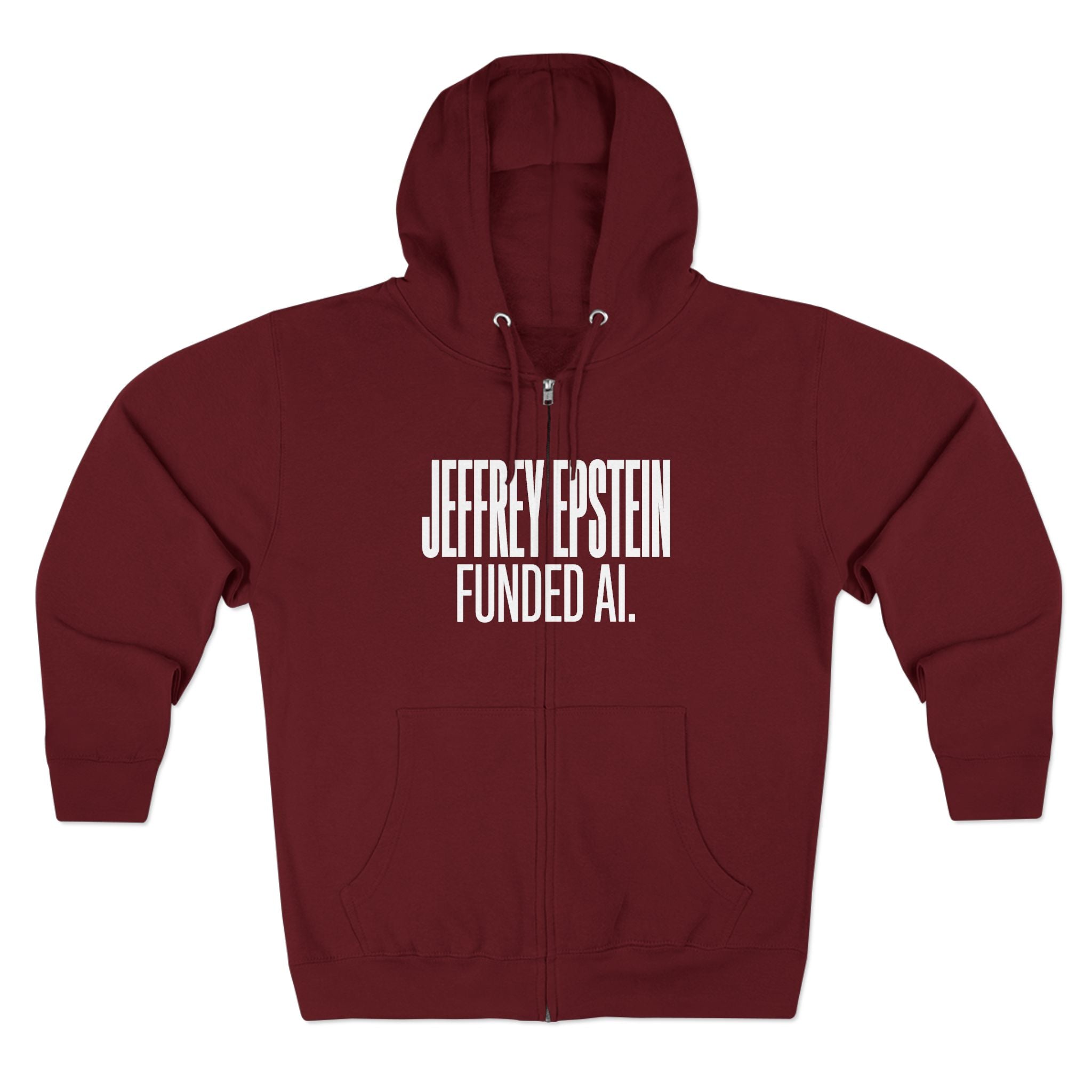 Epstein AI Unisex Zip Hoodie