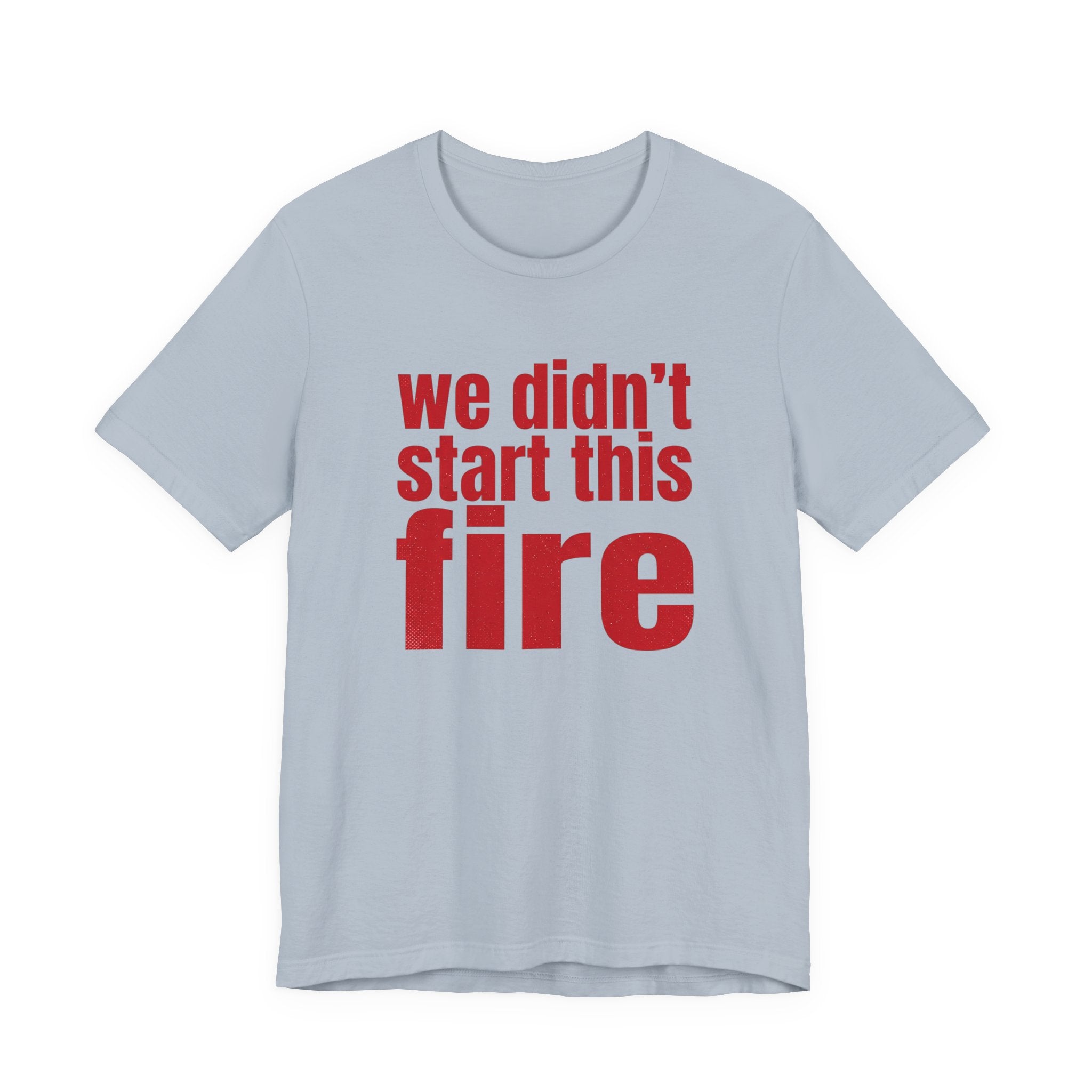 Anti Big Tech Fire Unisex Short Sleeve Tee