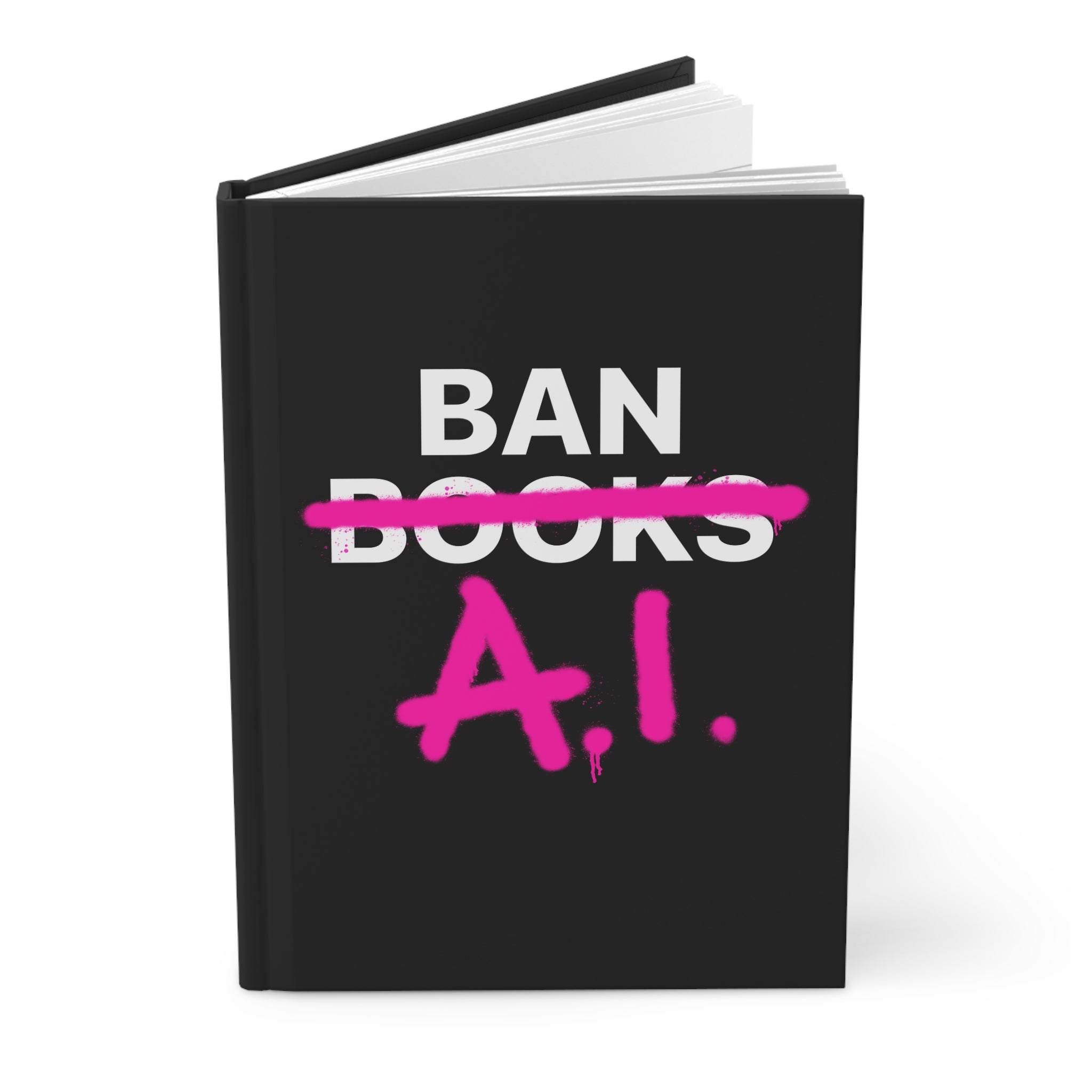 Ban AI Hardcover Journal Matte