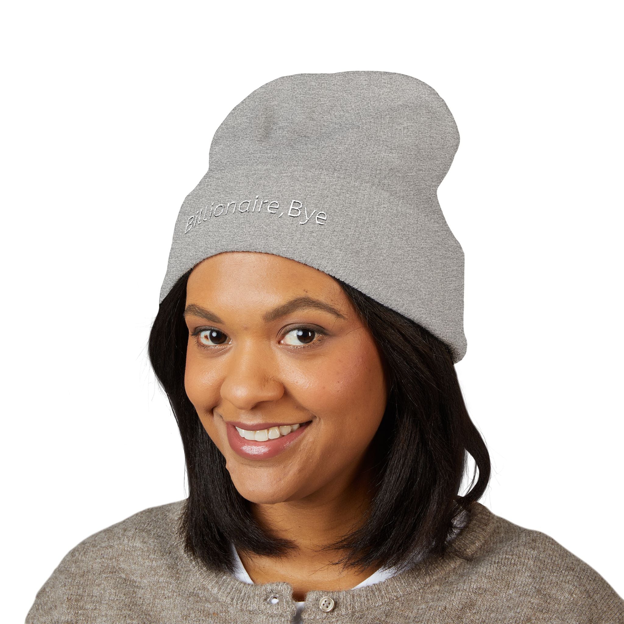 Billionaire, Bye Classic Cuffed Beanie (Embroidered)