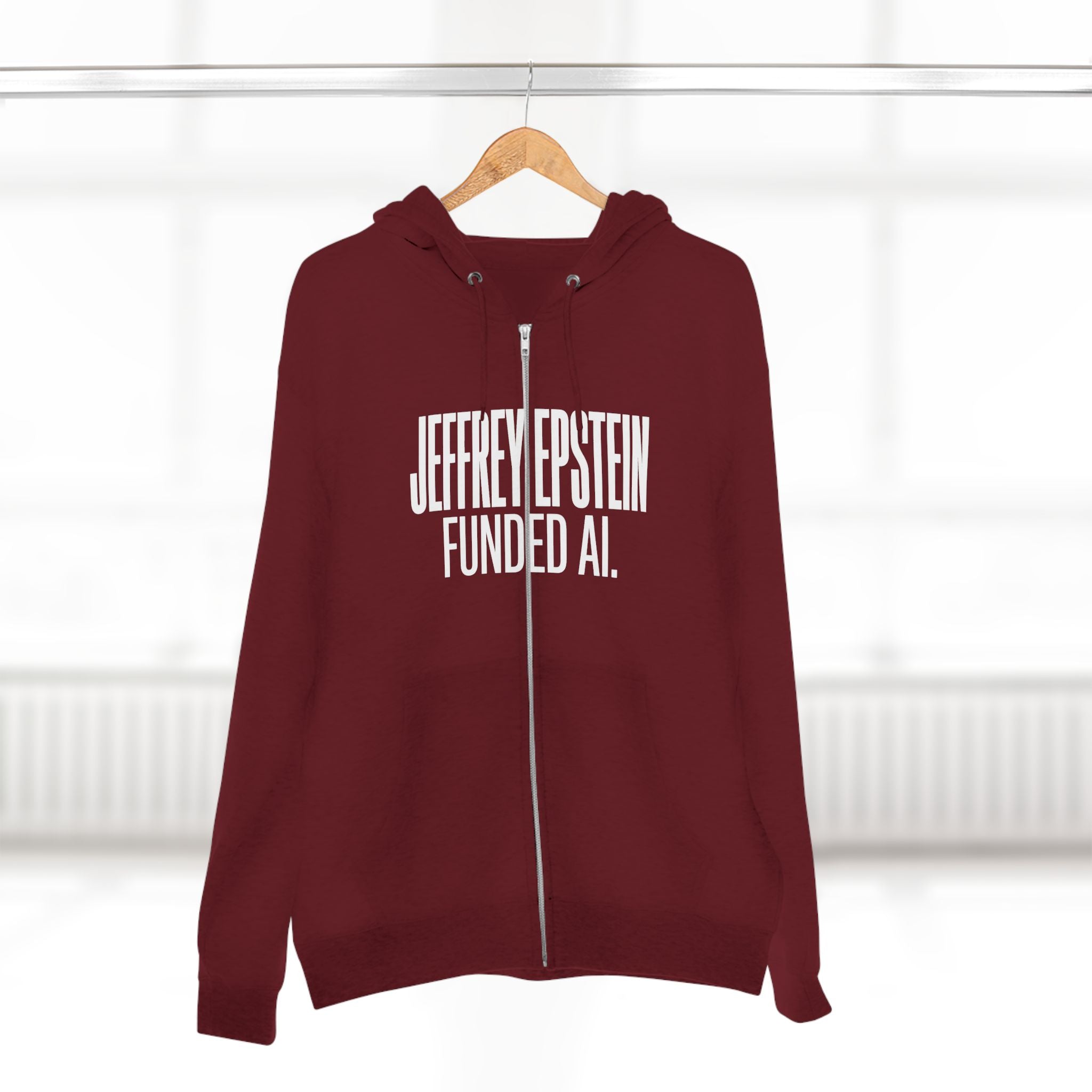 Epstein AI Unisex Zip Hoodie